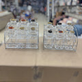 Imported 6pcs Acrylic Kitchen Spice Jar Set