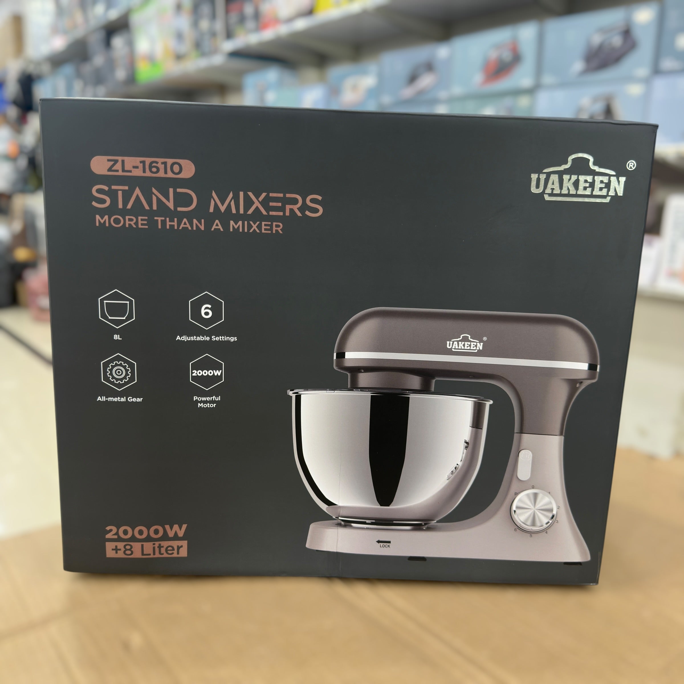 Uakeen 8L Stand Mixer ZL-1610