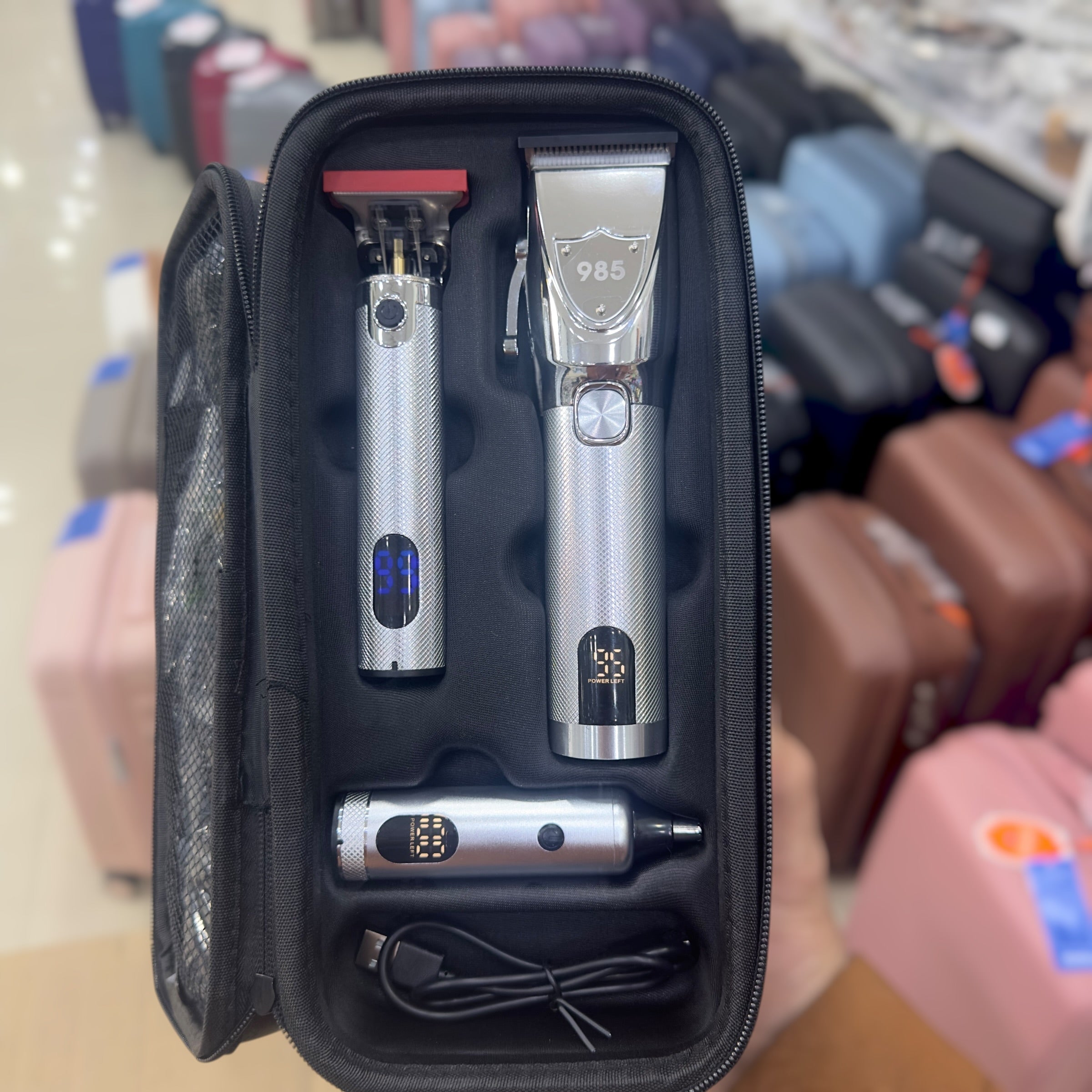 Premium Metal Body 3 in 1 Grooming Kit 985