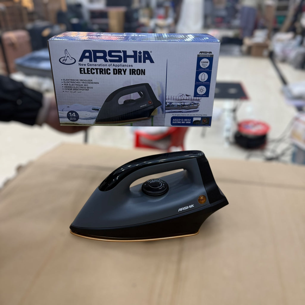 Arshia Black Heavy Dry Iron AS2212-9032