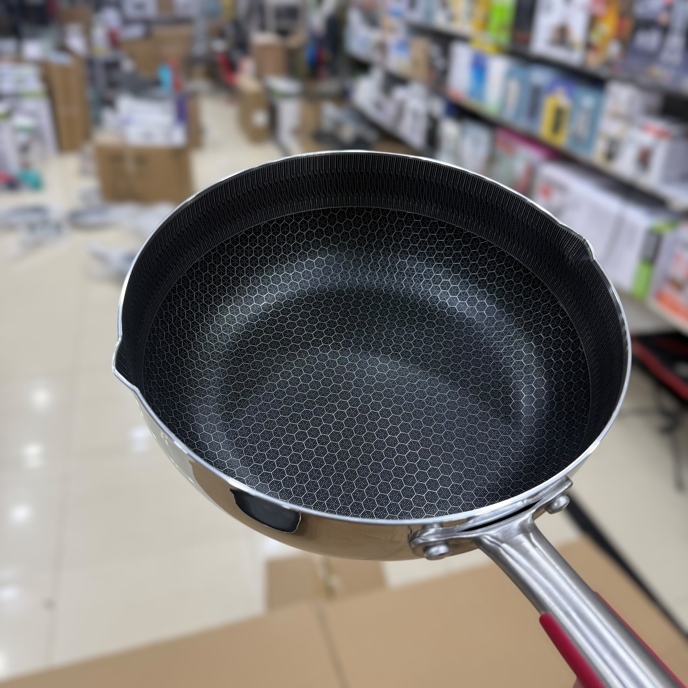 Deep Laser Coated Sauce Pan
