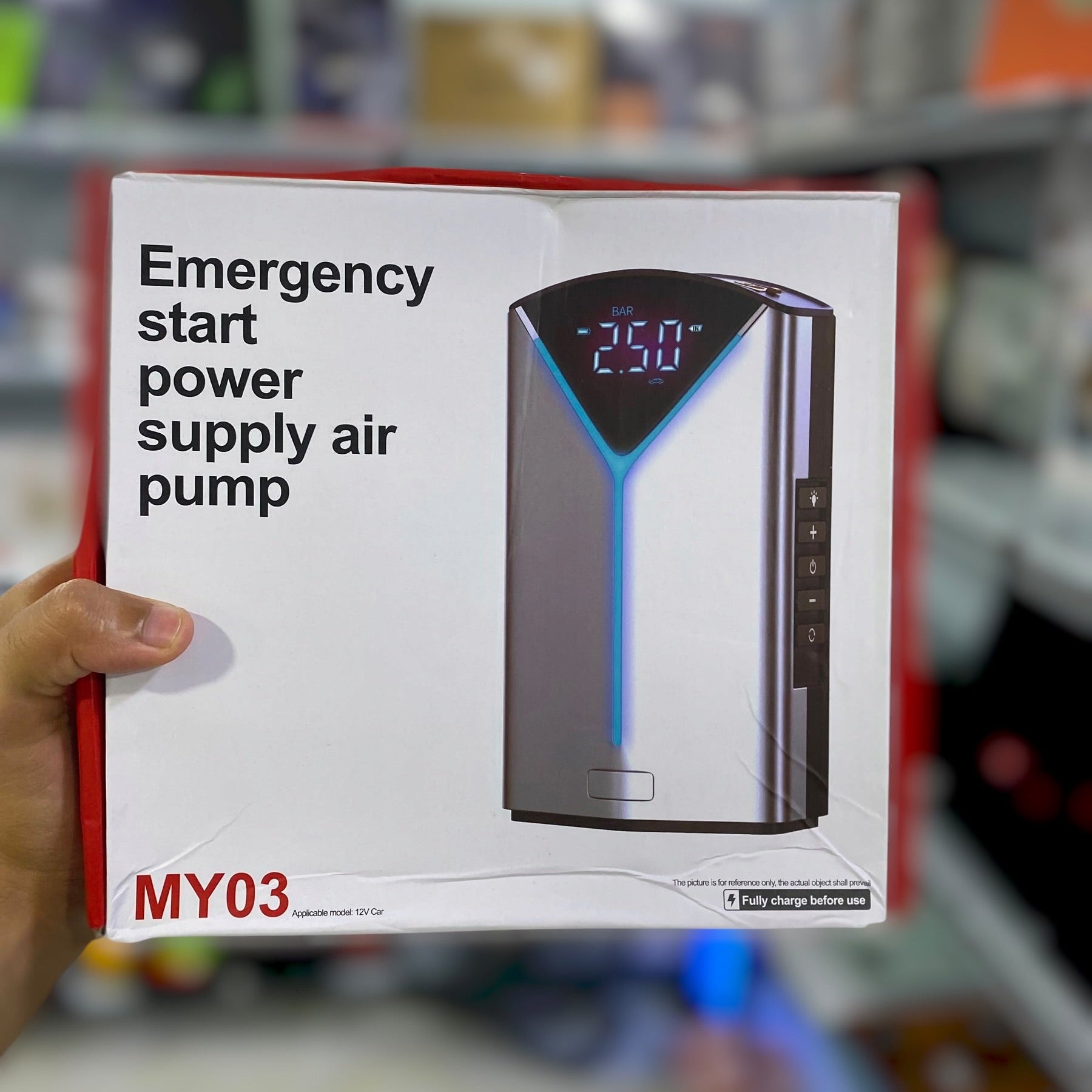 Jump Starter & Tyre Inflator with Light MY03