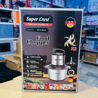 Super Crest 5L Food Chopper with Extra Blade SCT-2014