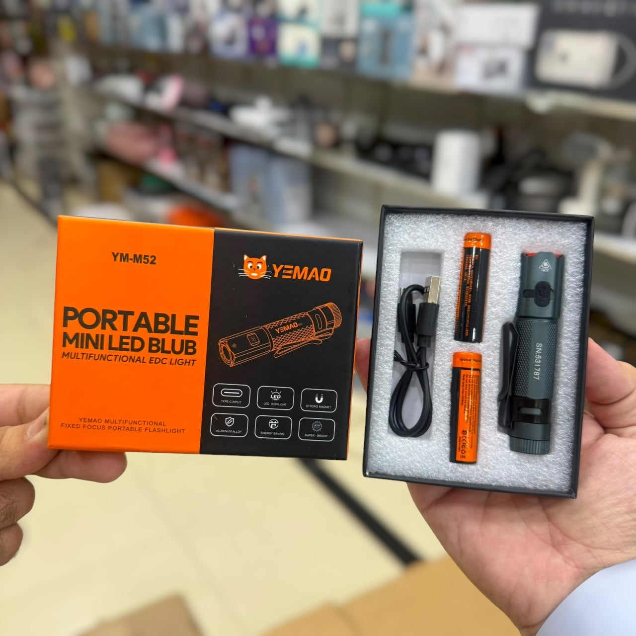 Yemao Mini Pocket Size LED Torch
