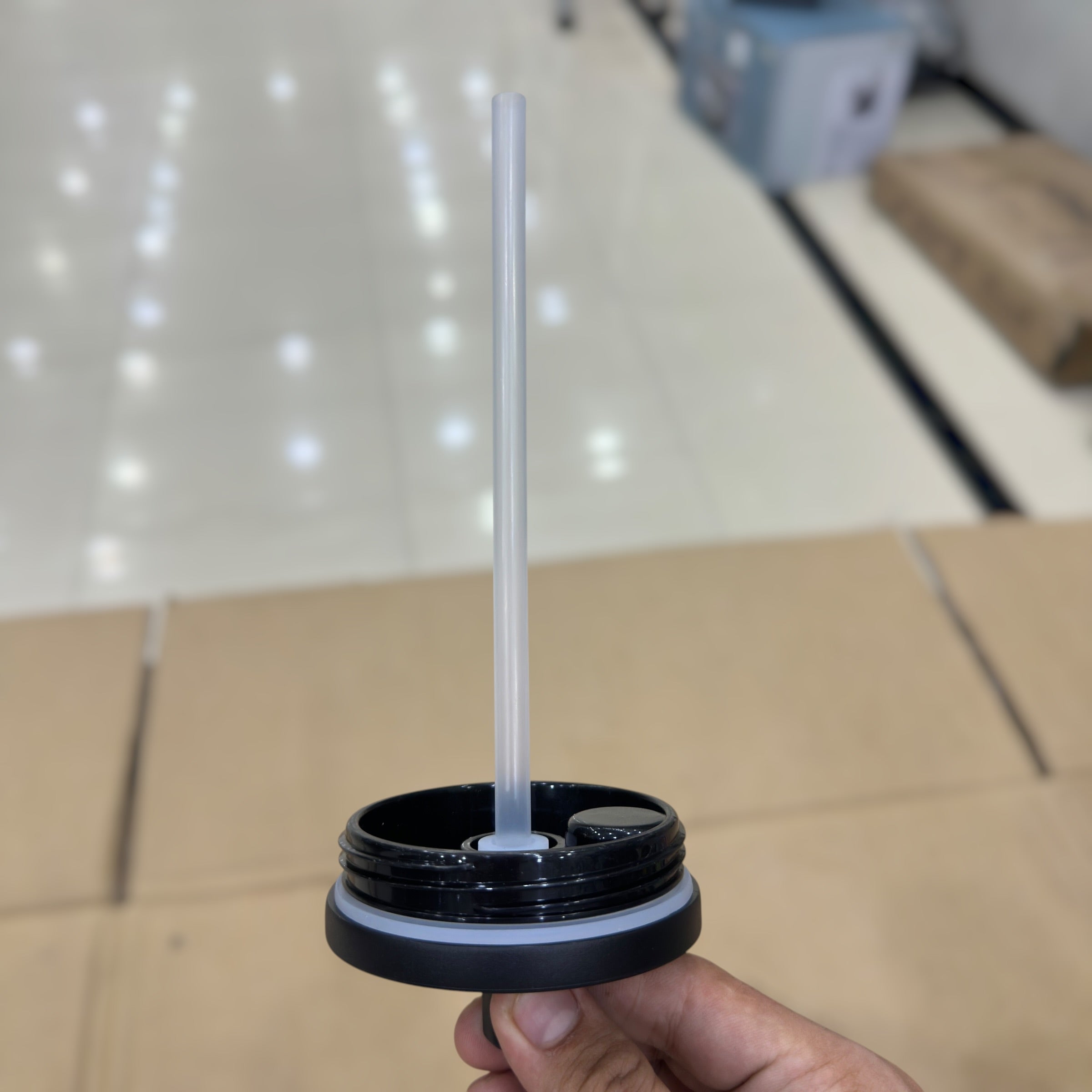 Happy Day Tumbler with Straw & Handle 710ml