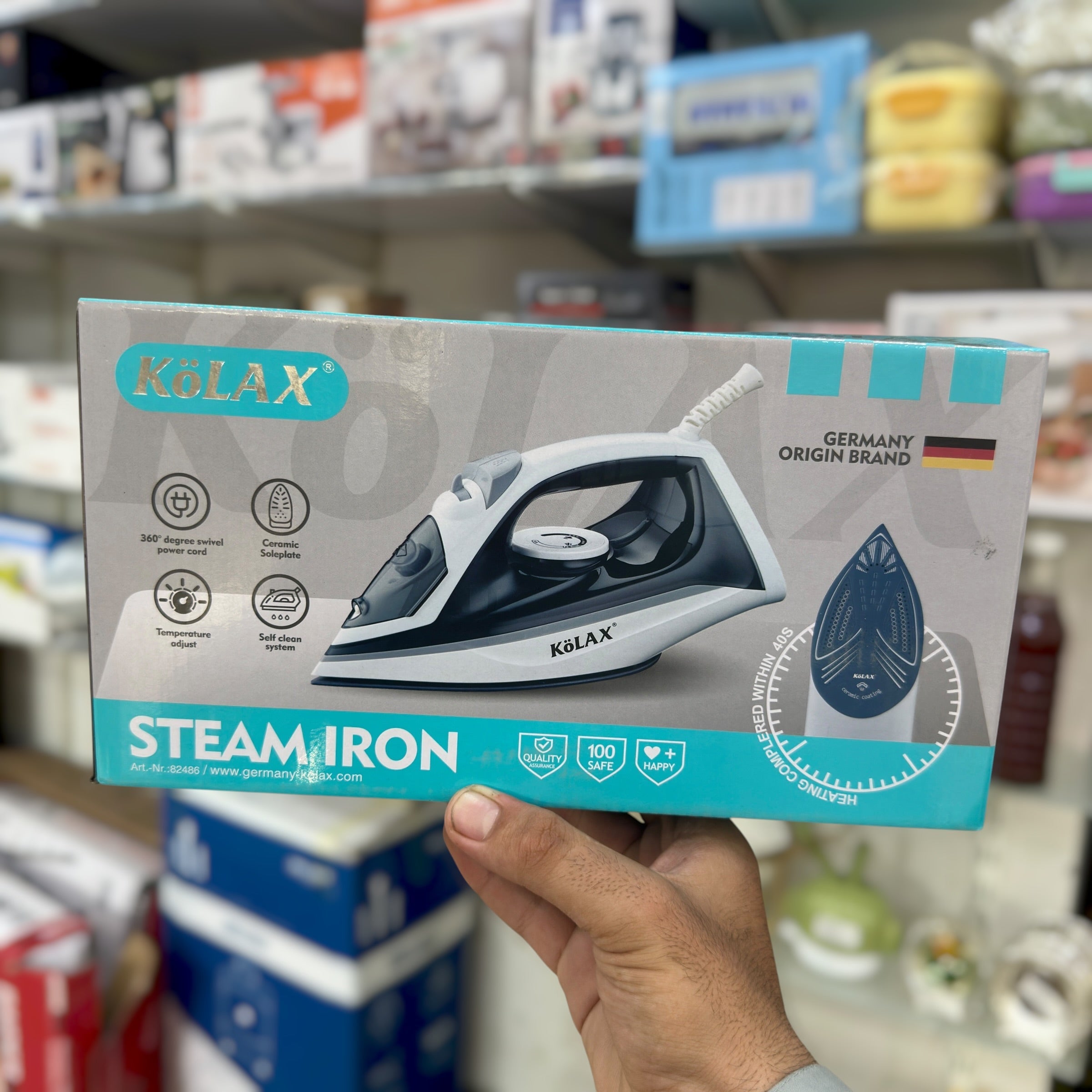 Kolax Electric Steam Iron 82478