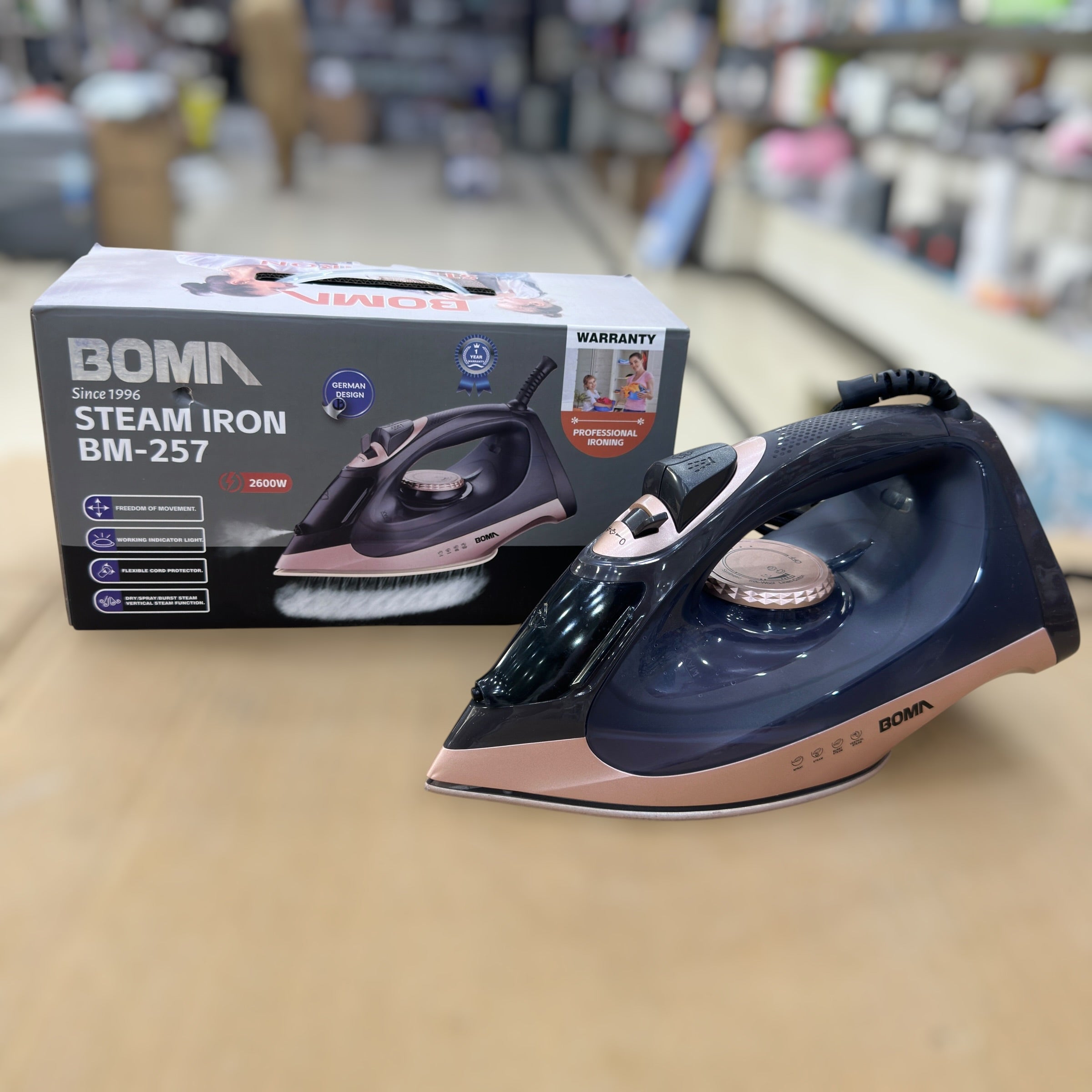 Boma 2600W Steam Iron BM-257