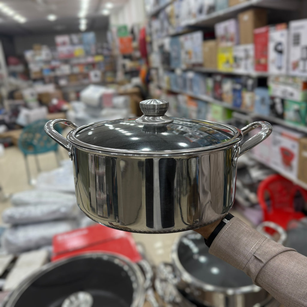 Laser Coated 6pcs Cookware Set Size 30cm to 34cm