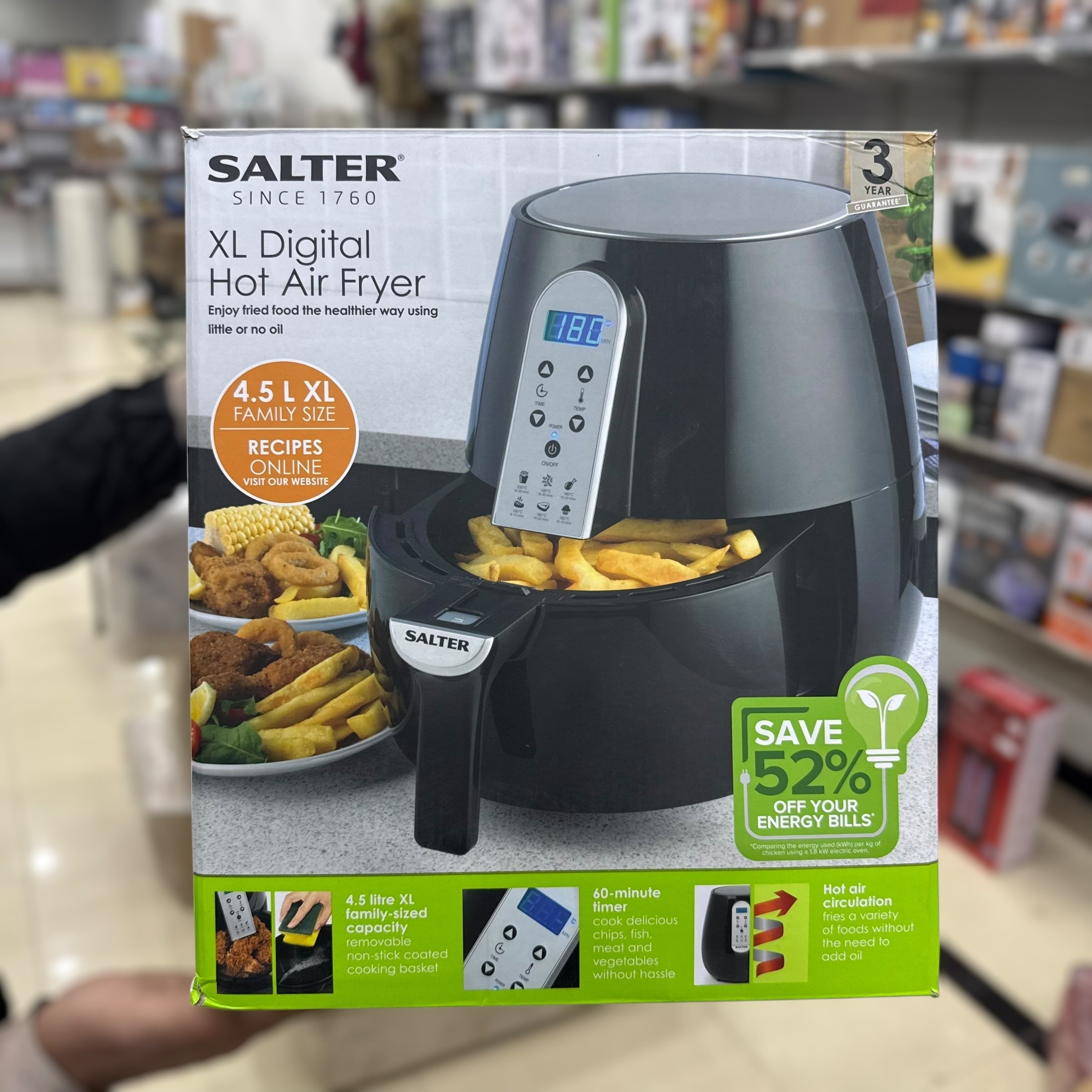 Salter Uk XL Digital Air Fryer 4.5L