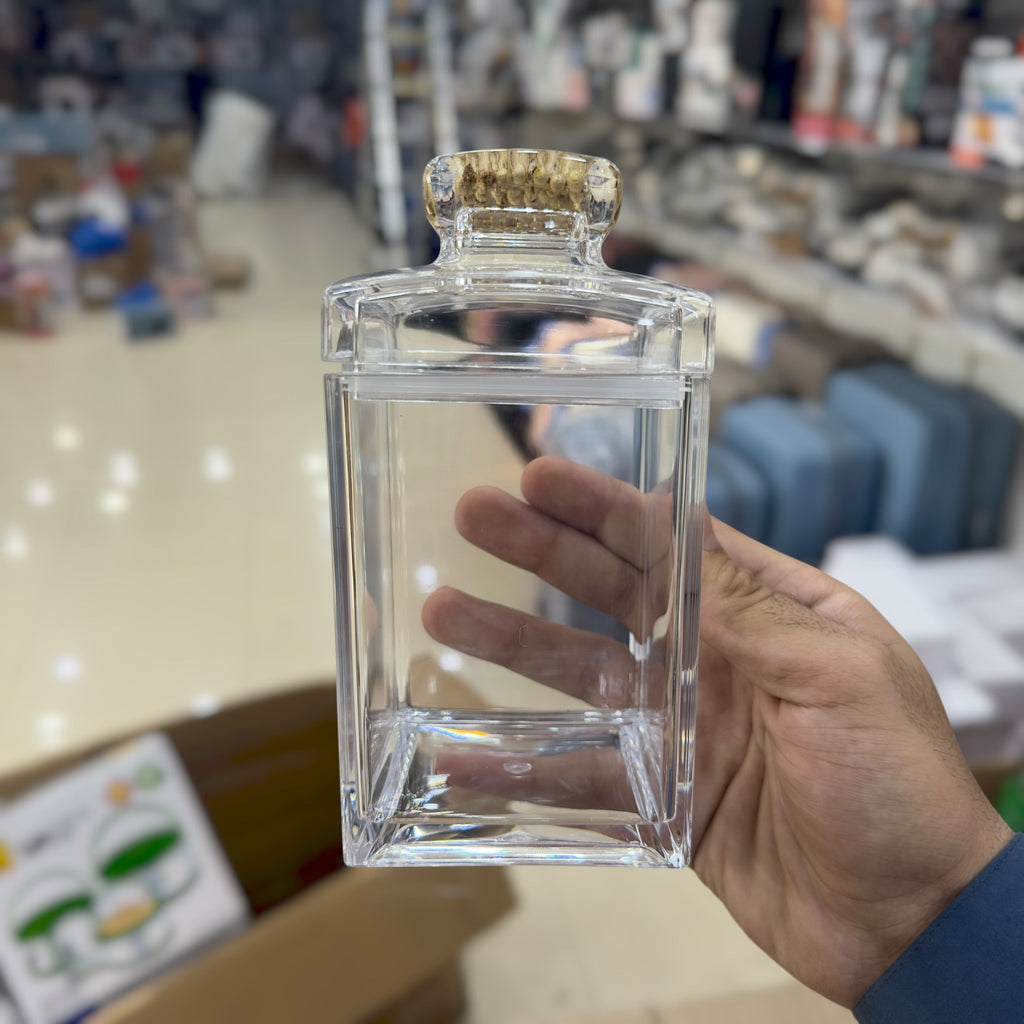 Imported 6pcs Acrylic Kitchen Spice Jar Set