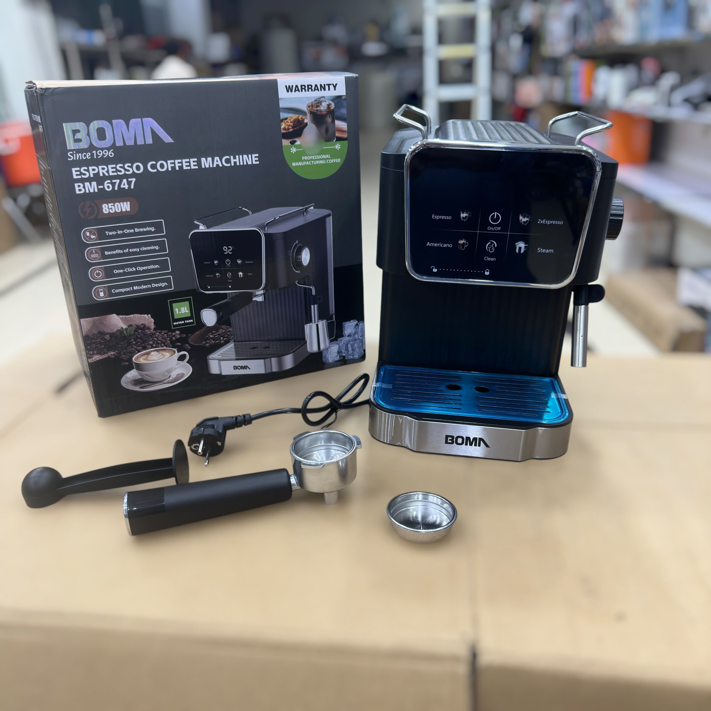 Boma Digital Espresso Coffee Machine BM-6747