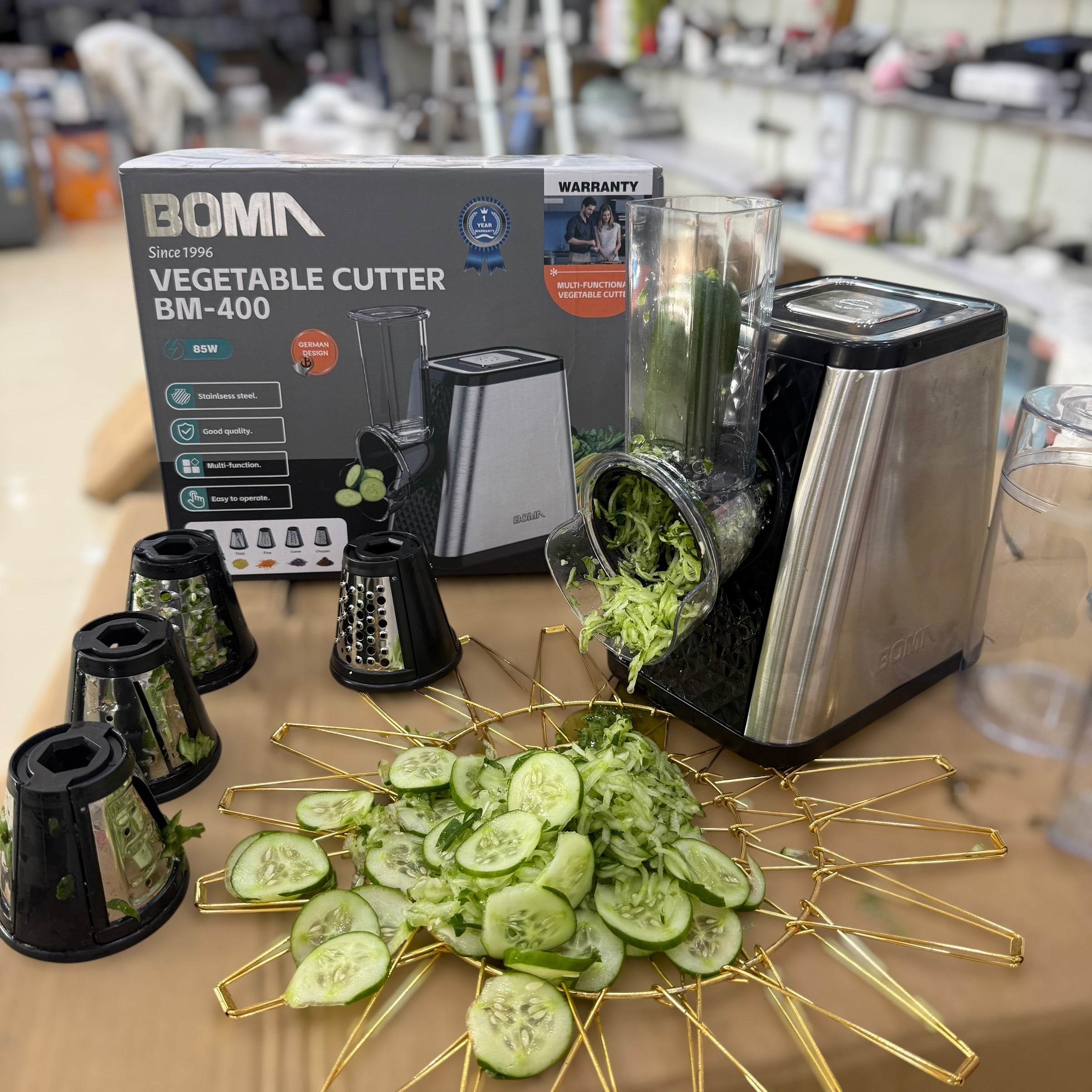 Boma 5 in 1 Multifunction Vegetable Cutter BM-400