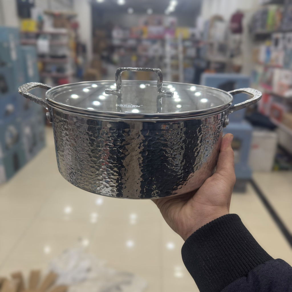 Uakeen 6 Pcs Triply S/S Cookware Set