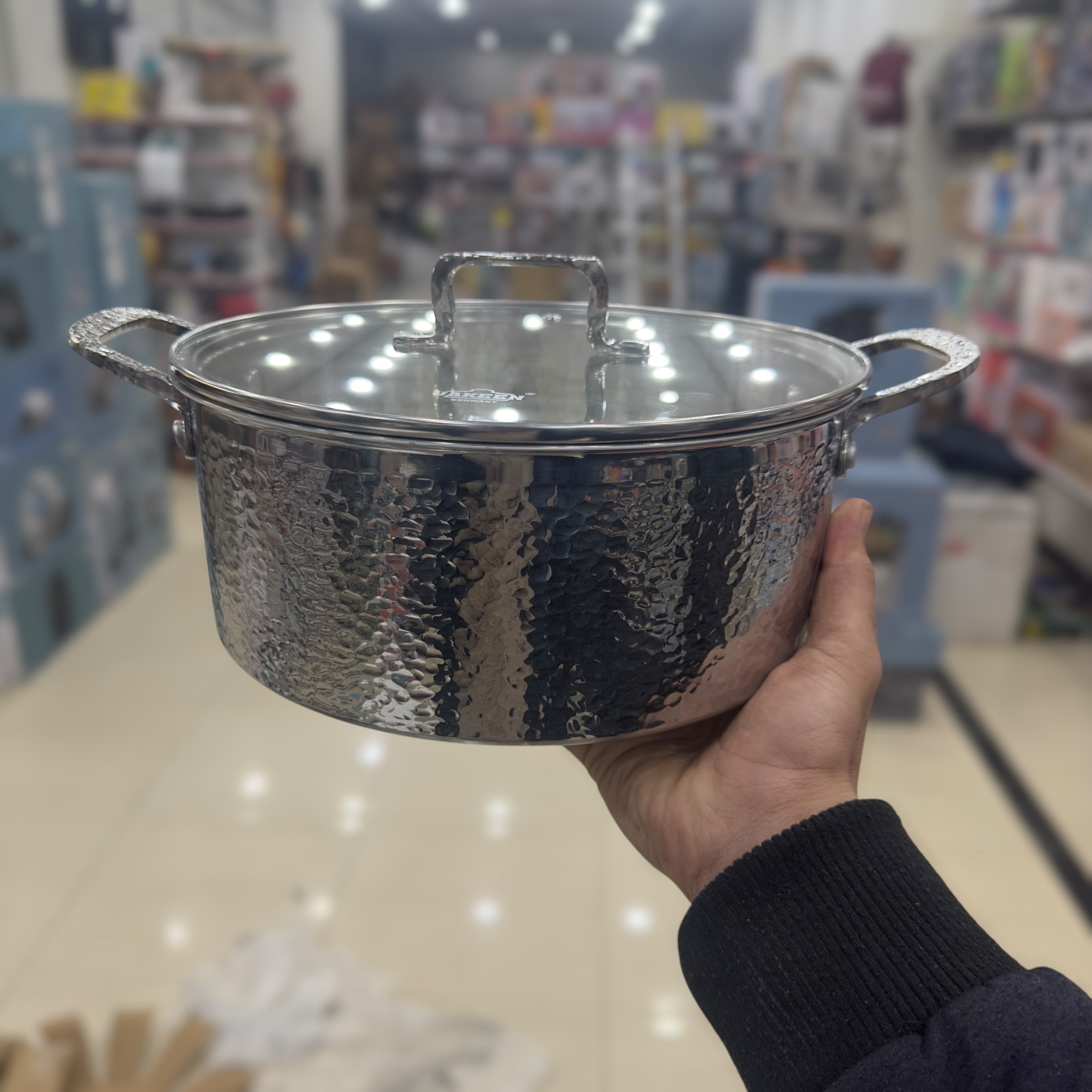 Uakeen 6 Pcs Triply S/S Cookware Set