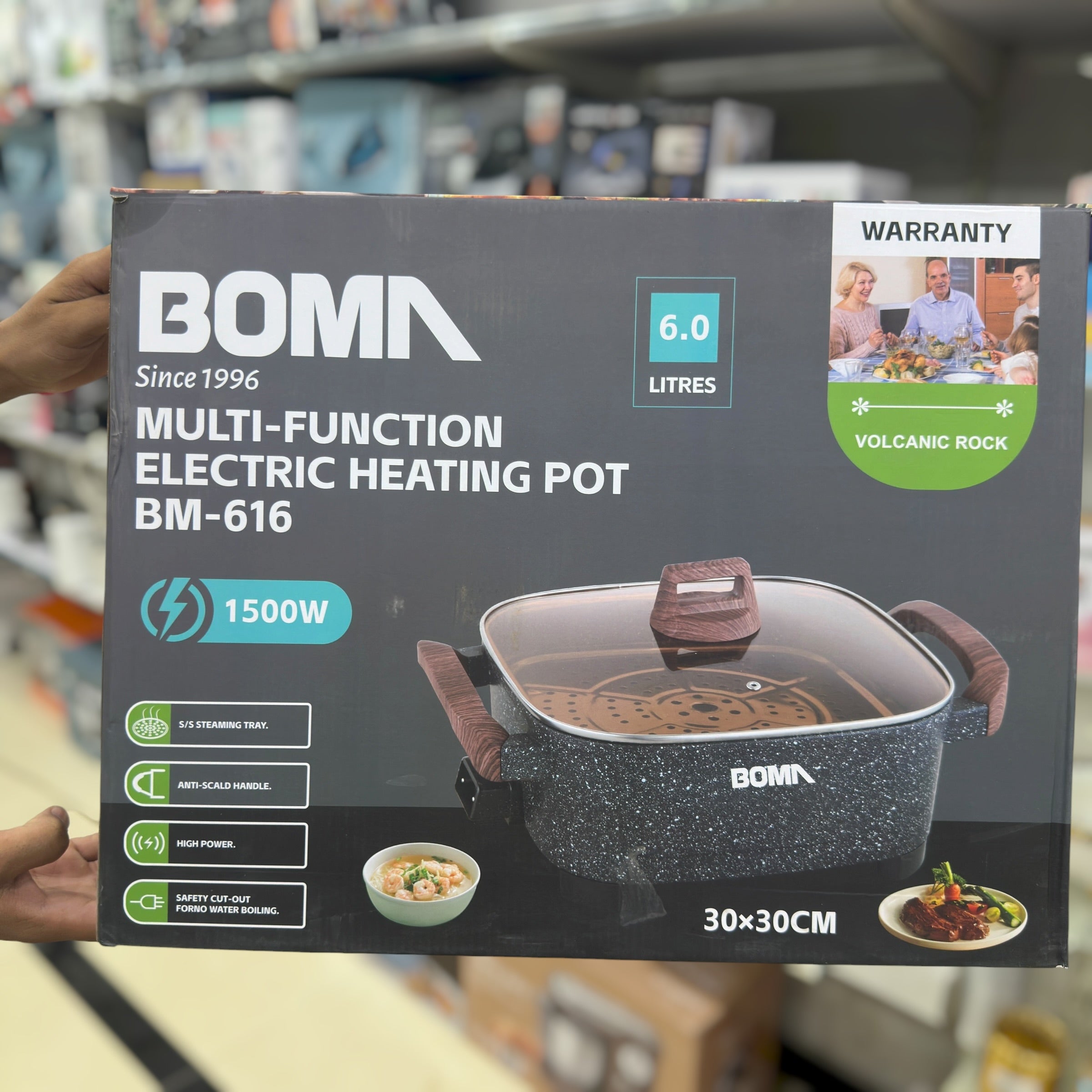Boma 6L Multi-Function Elecrtic Heating Pot BM-616