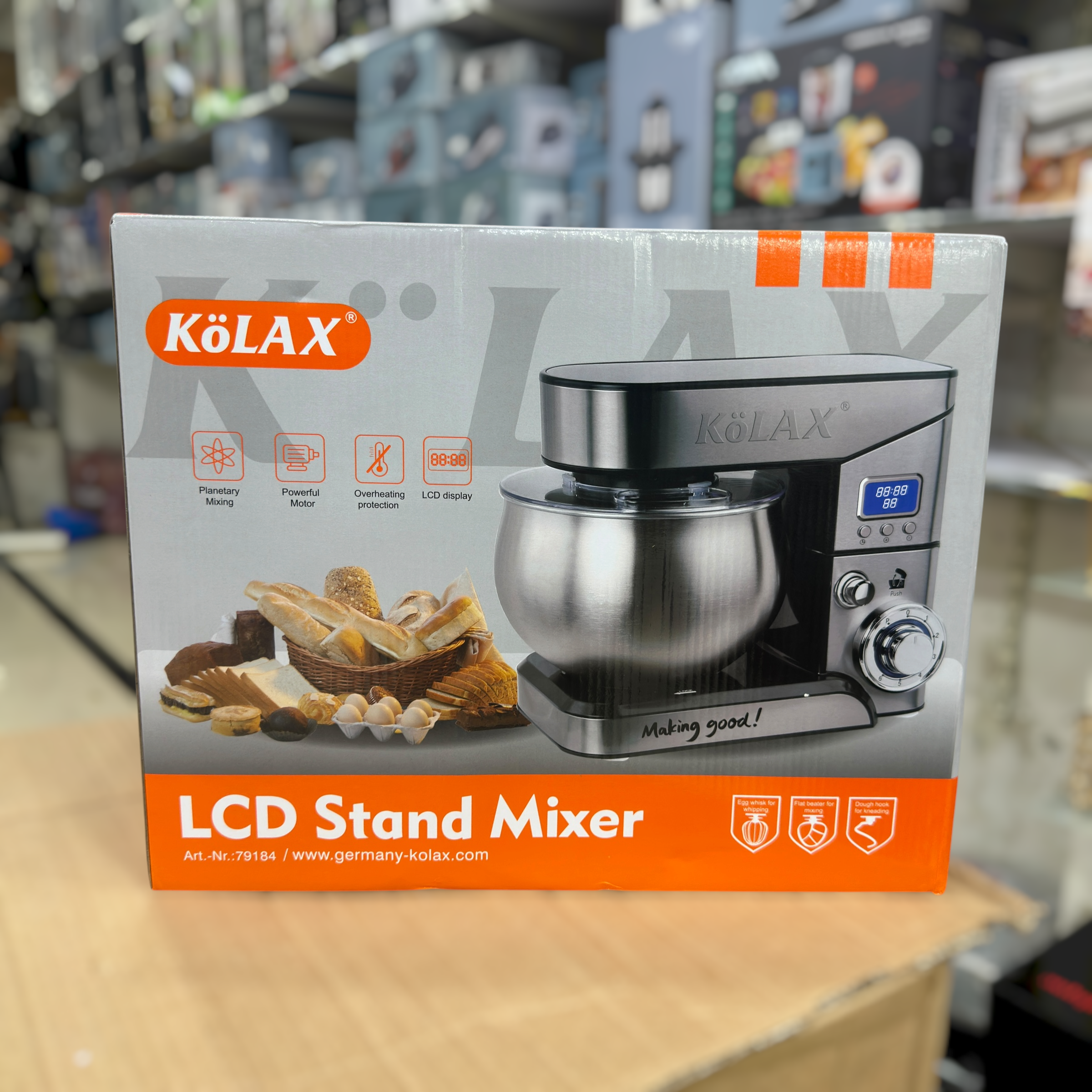 Kolax 5L Digital LCD Stand Mixer 79184