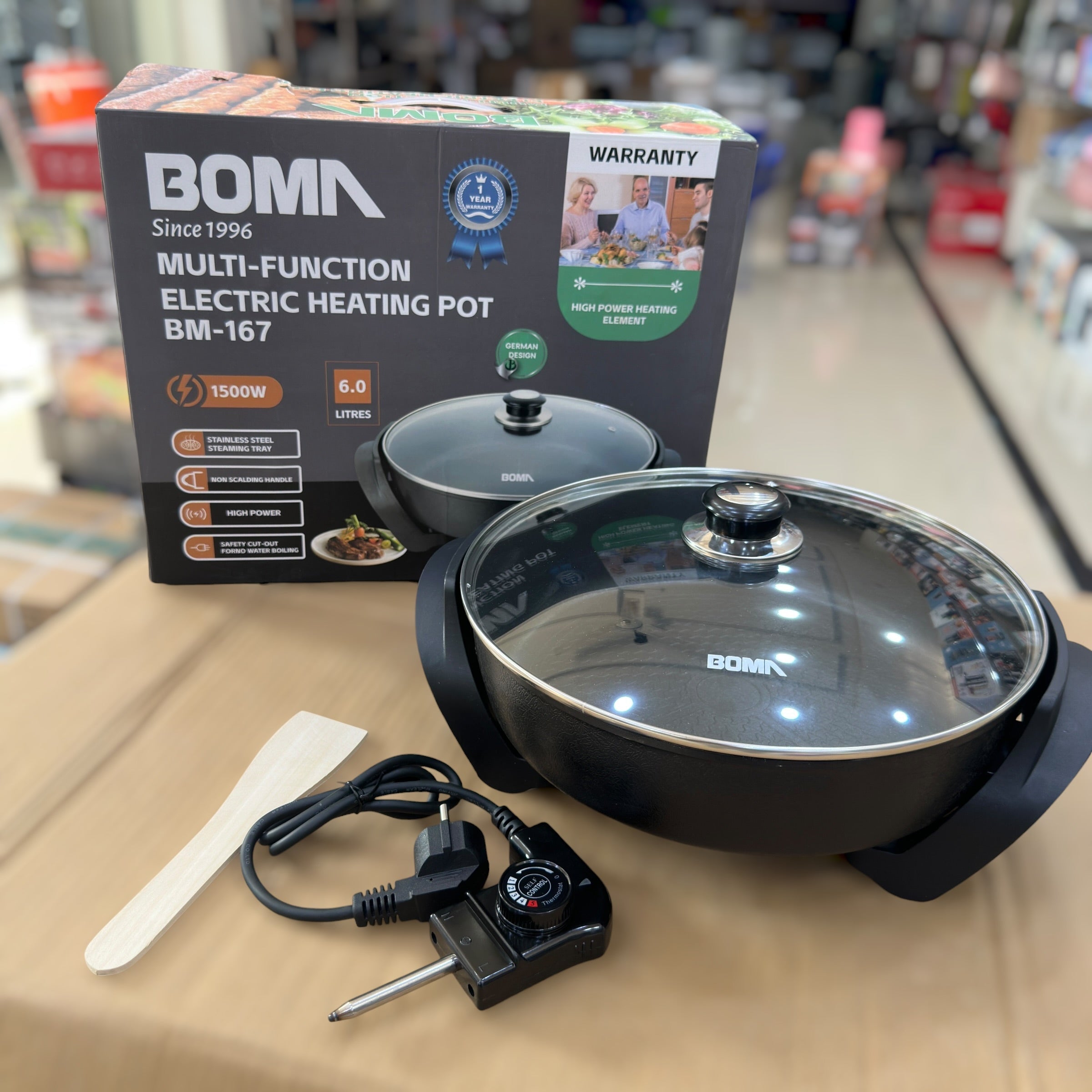 Boma 6L Multi -Function Electric Heating Pot BM-167