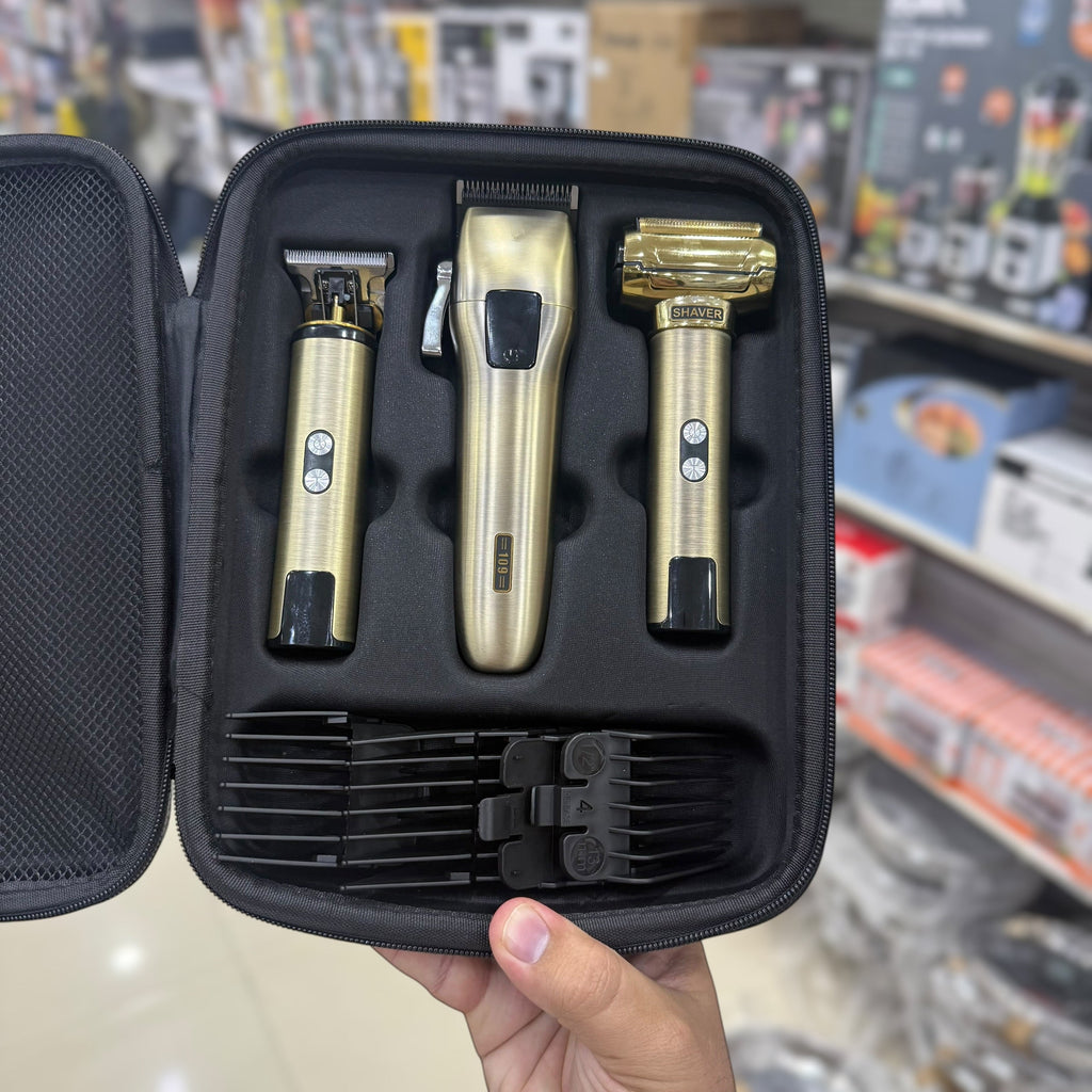 Premium 3 in 1 Waterproof Grooming Kit Model-109