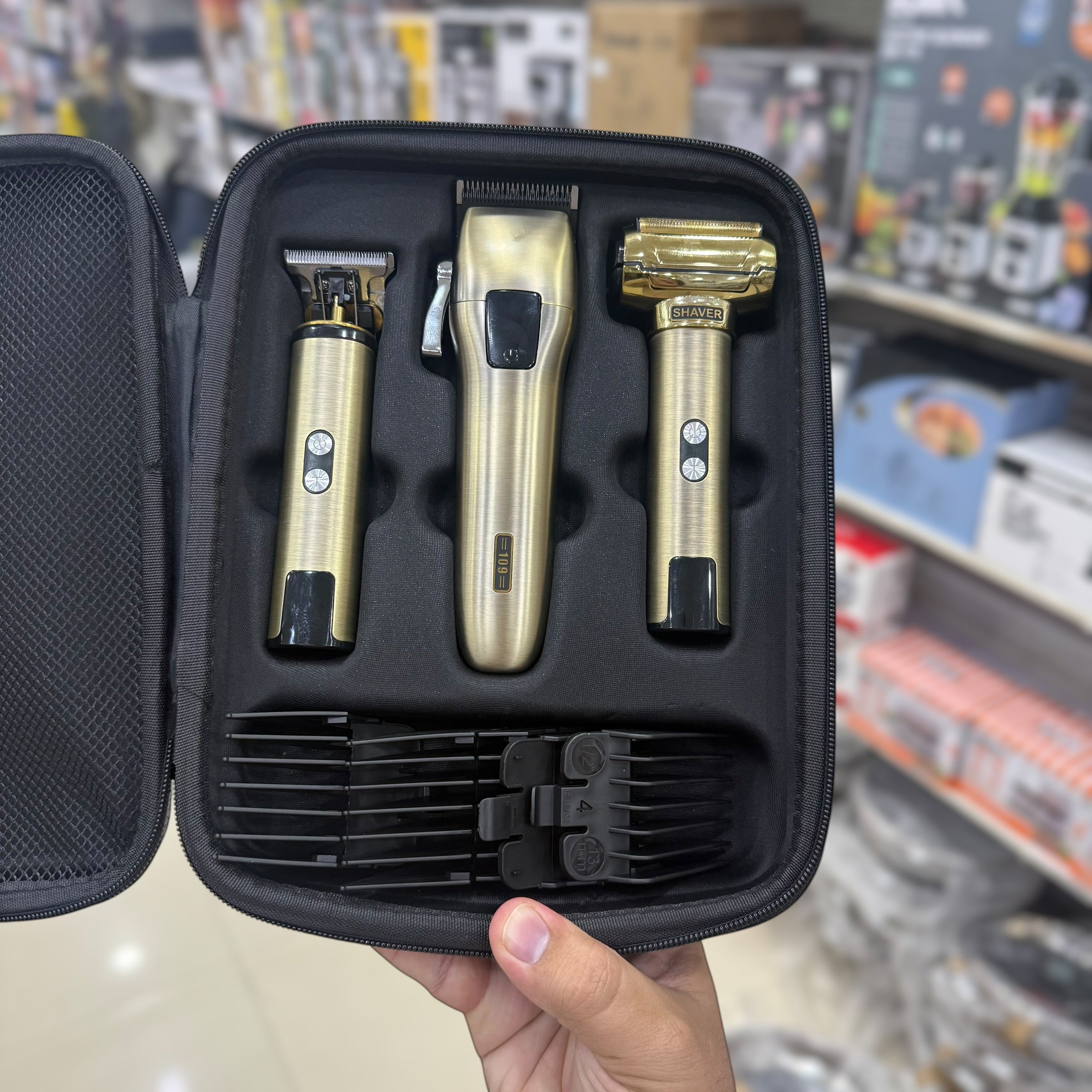 Premium 3 in 1 Waterproof Grooming Kit Model-109