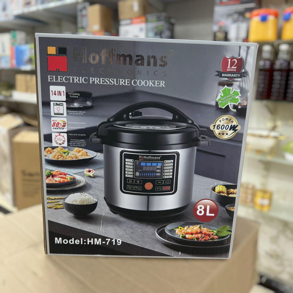 Hoffmans 14 in 1 Electric Pressure Cooker 8-L Capacity hm-719