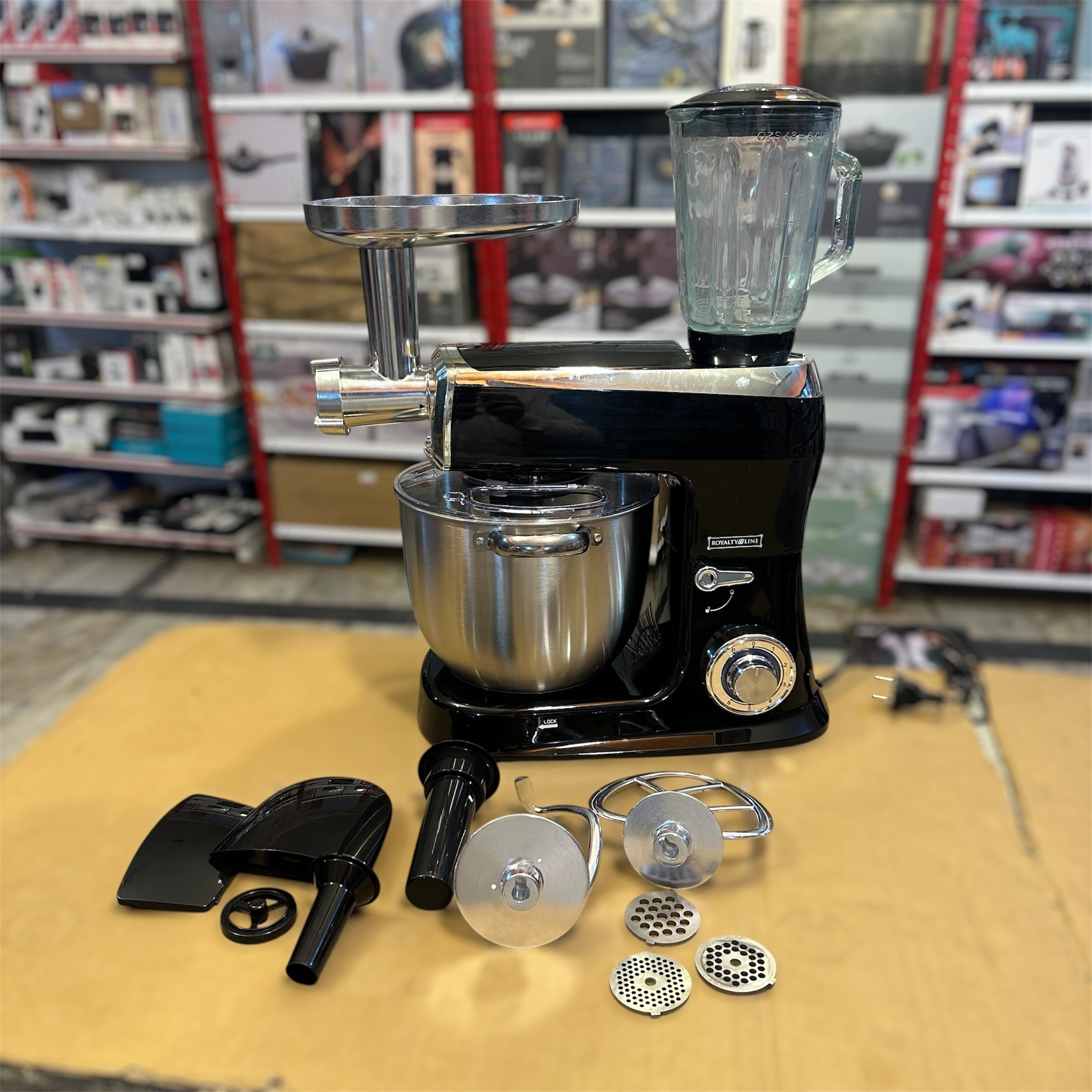 Royalty Line 3-in-1 Stand Mixer & Kitchen Machine