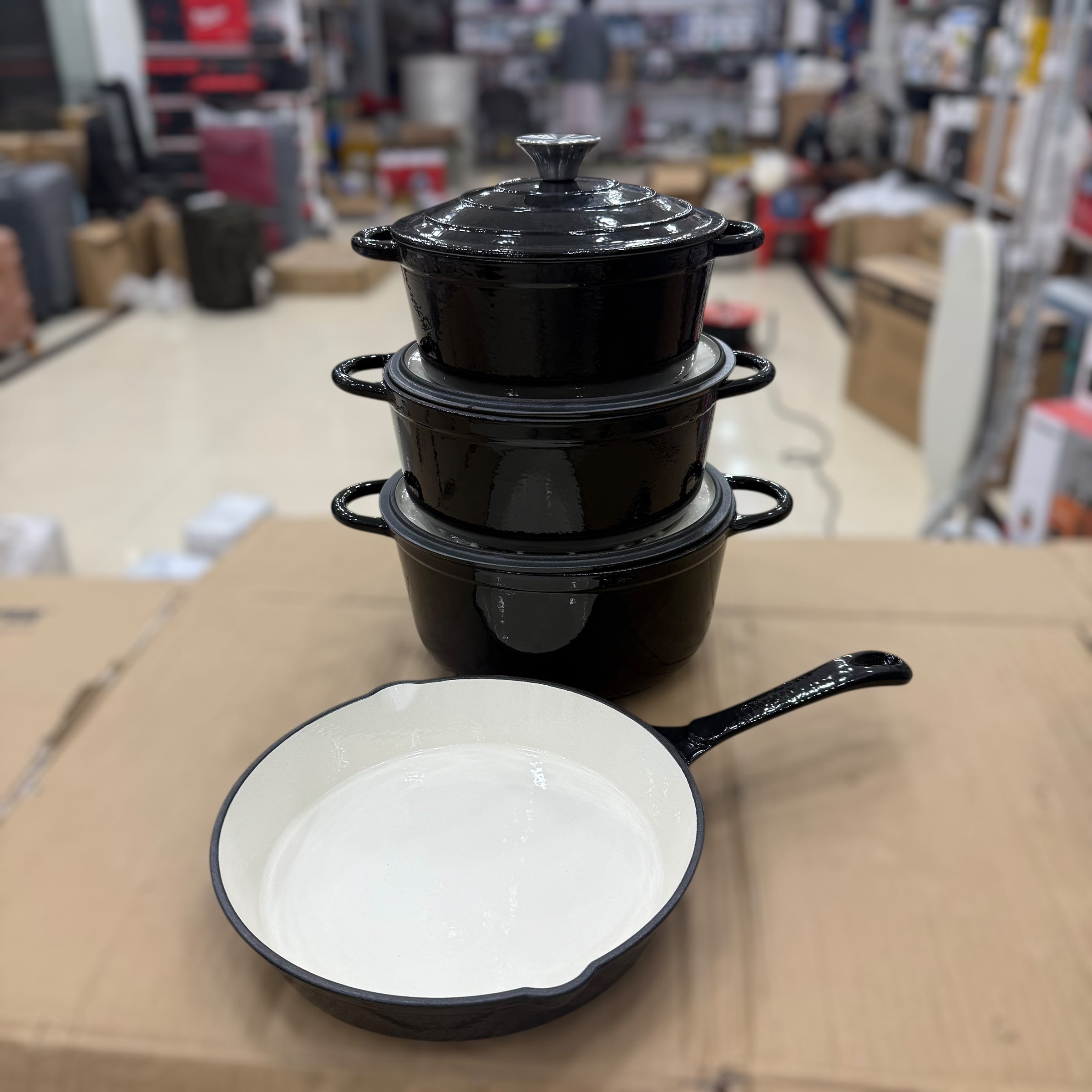 Vmigo 7pcs Cast Iron Cookware Set VM-07