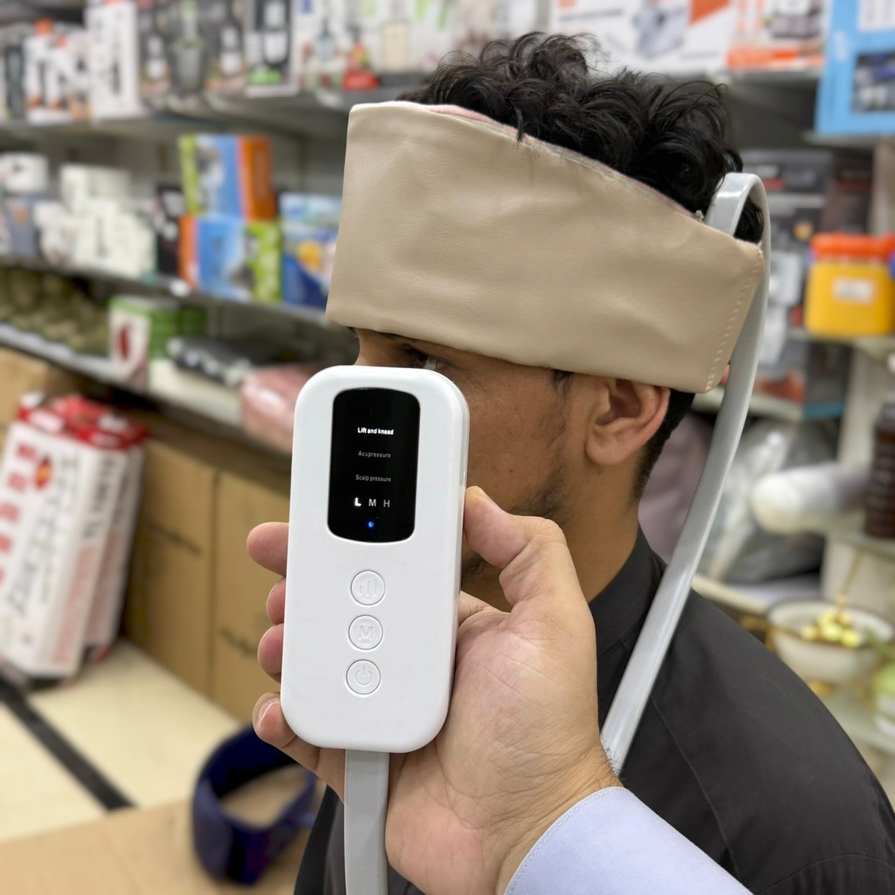 Rechargeable Airbag Head Massager