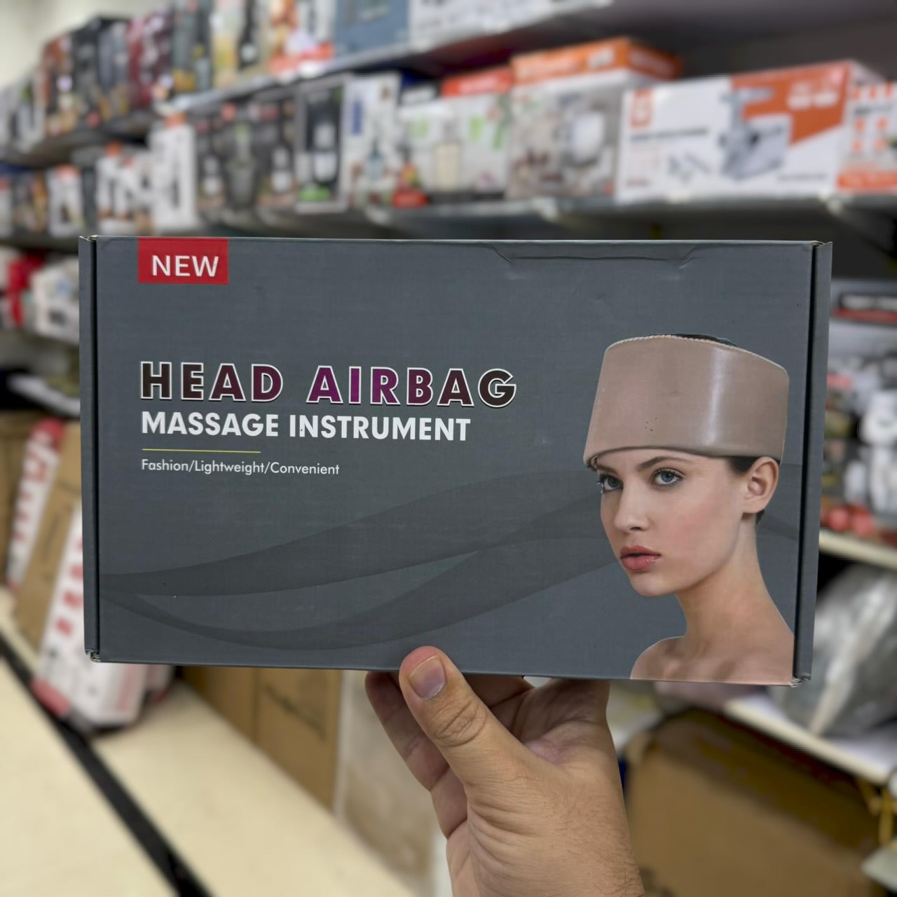 Rechargeable Airbag Head Massager