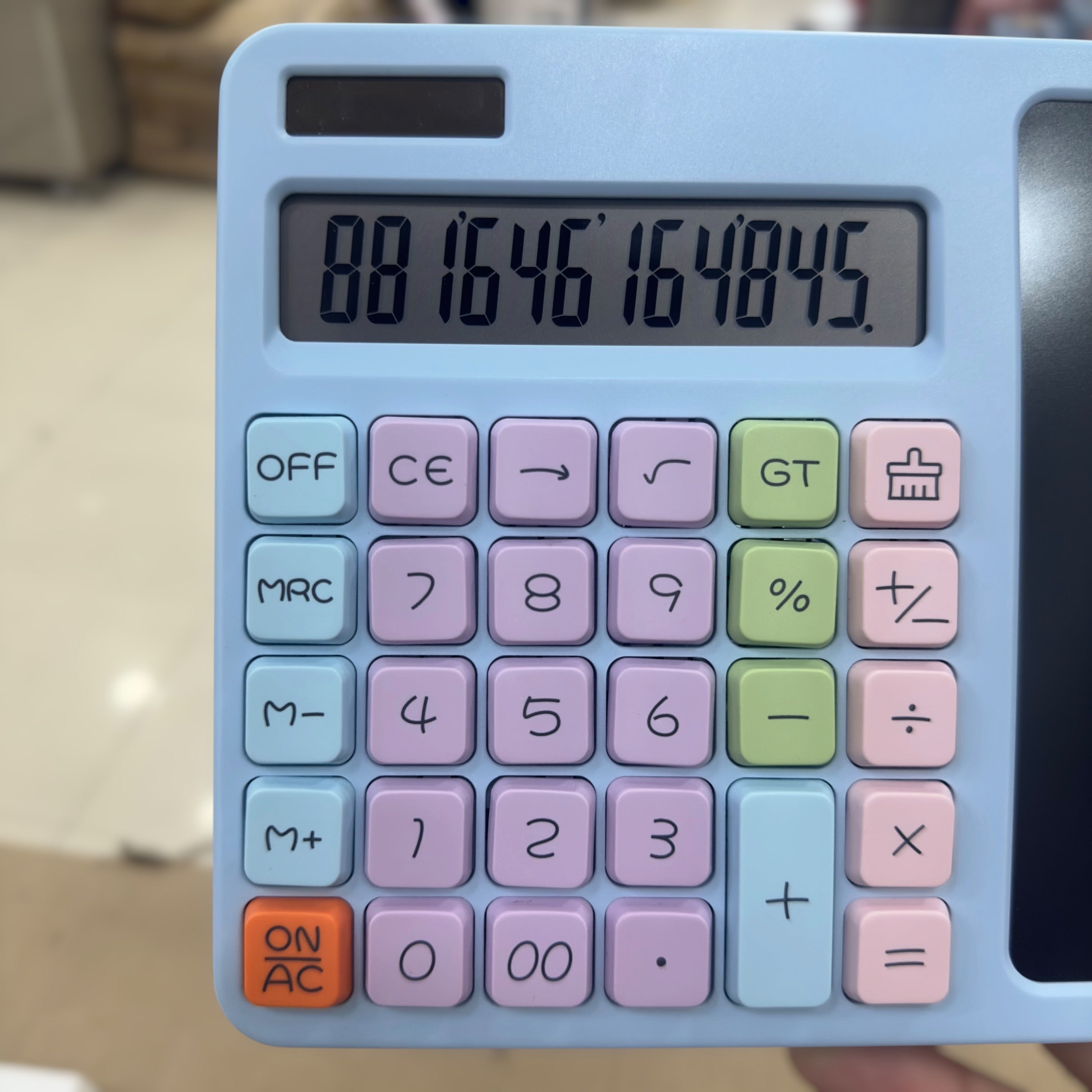 2 in 1 Calculator with LCD Screen Writing Board ZY-2208