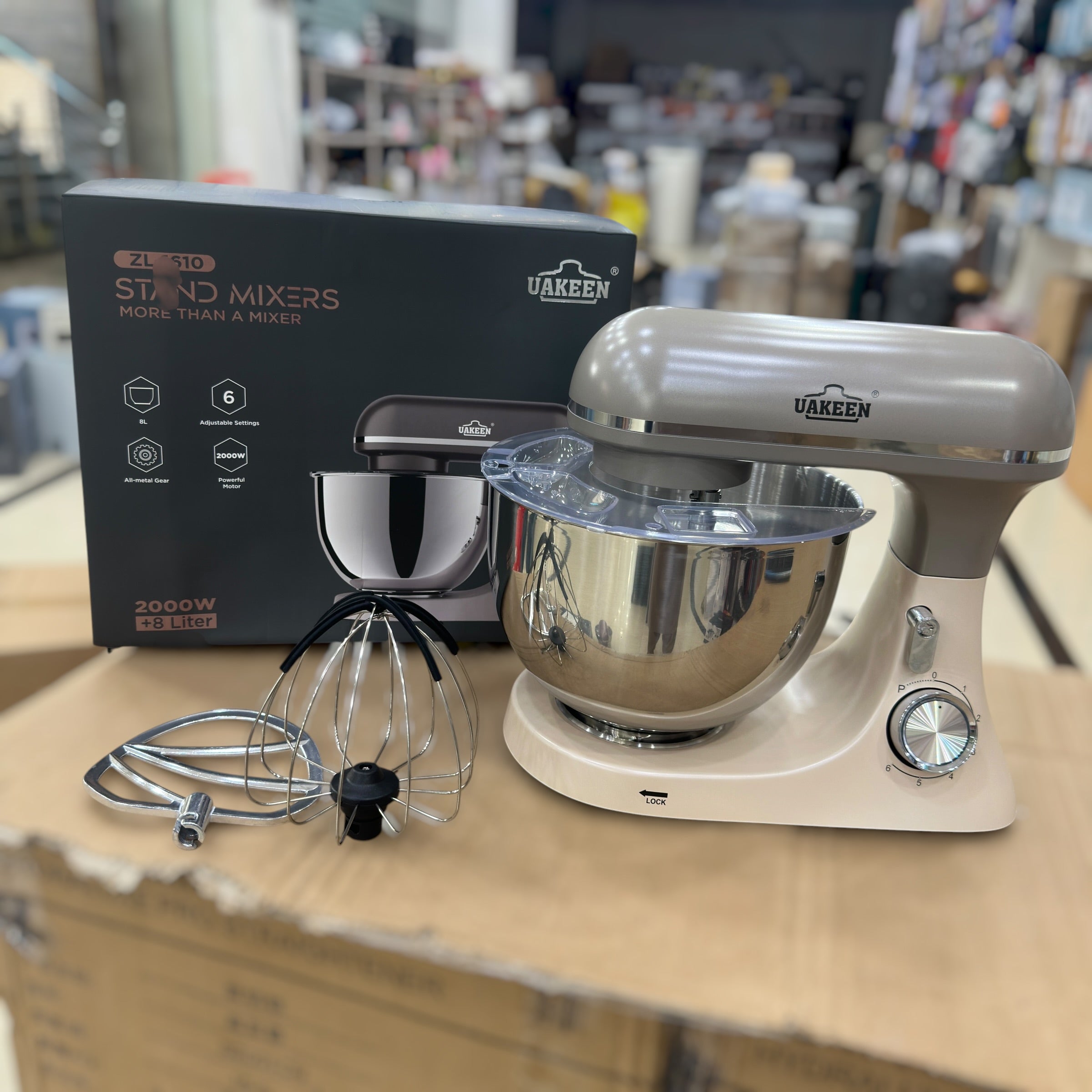 Uakeen 8L Stand Mixer ZL-1610