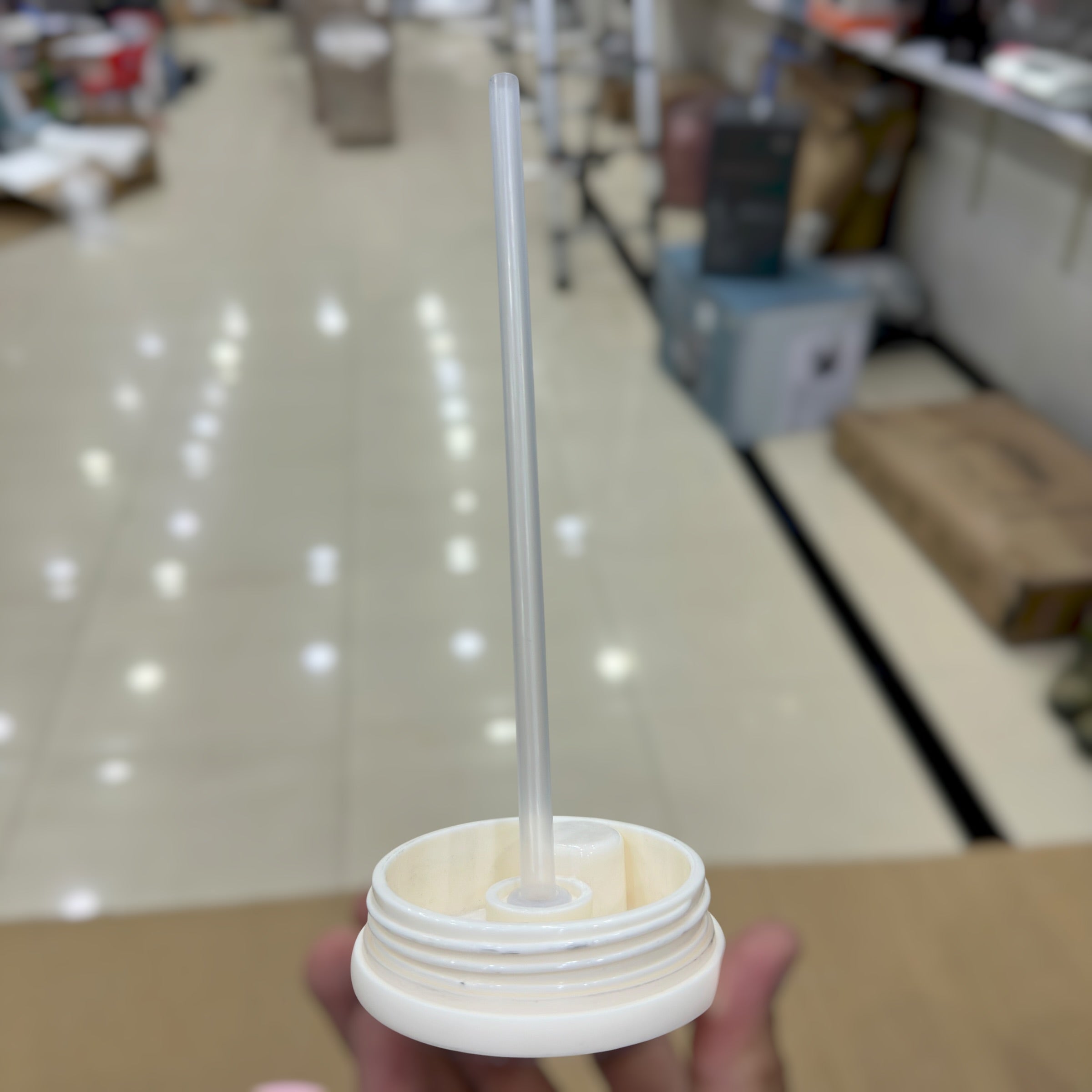 Flower Tumbler with Straw & Handle 710ml