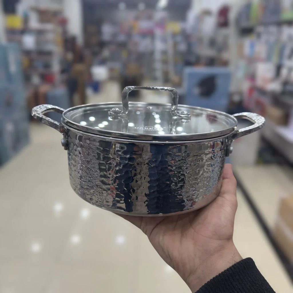 Uakeen 6 Pcs Triply S/S Cookware Set