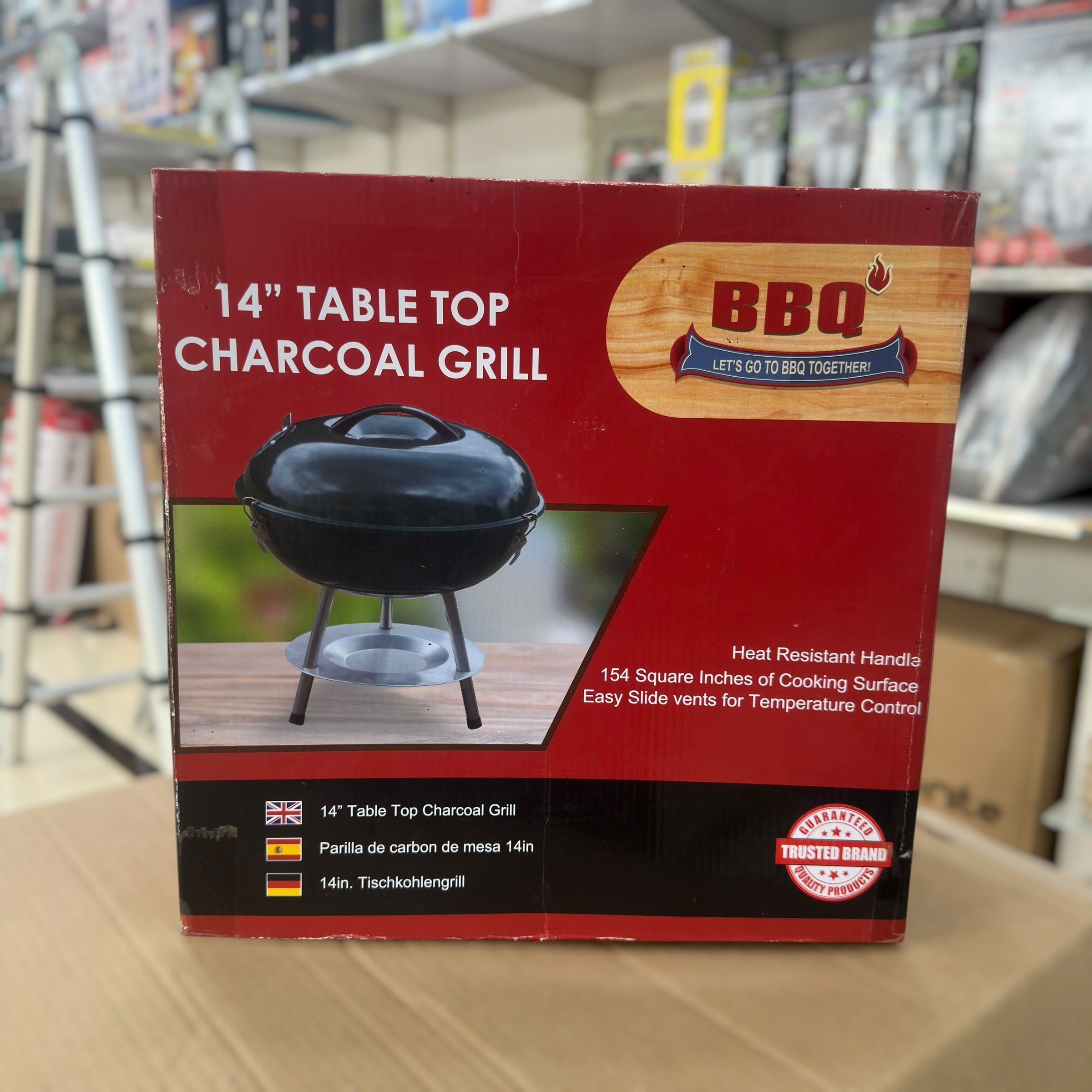 14inch Table Top Charcoal BBQ Grill
