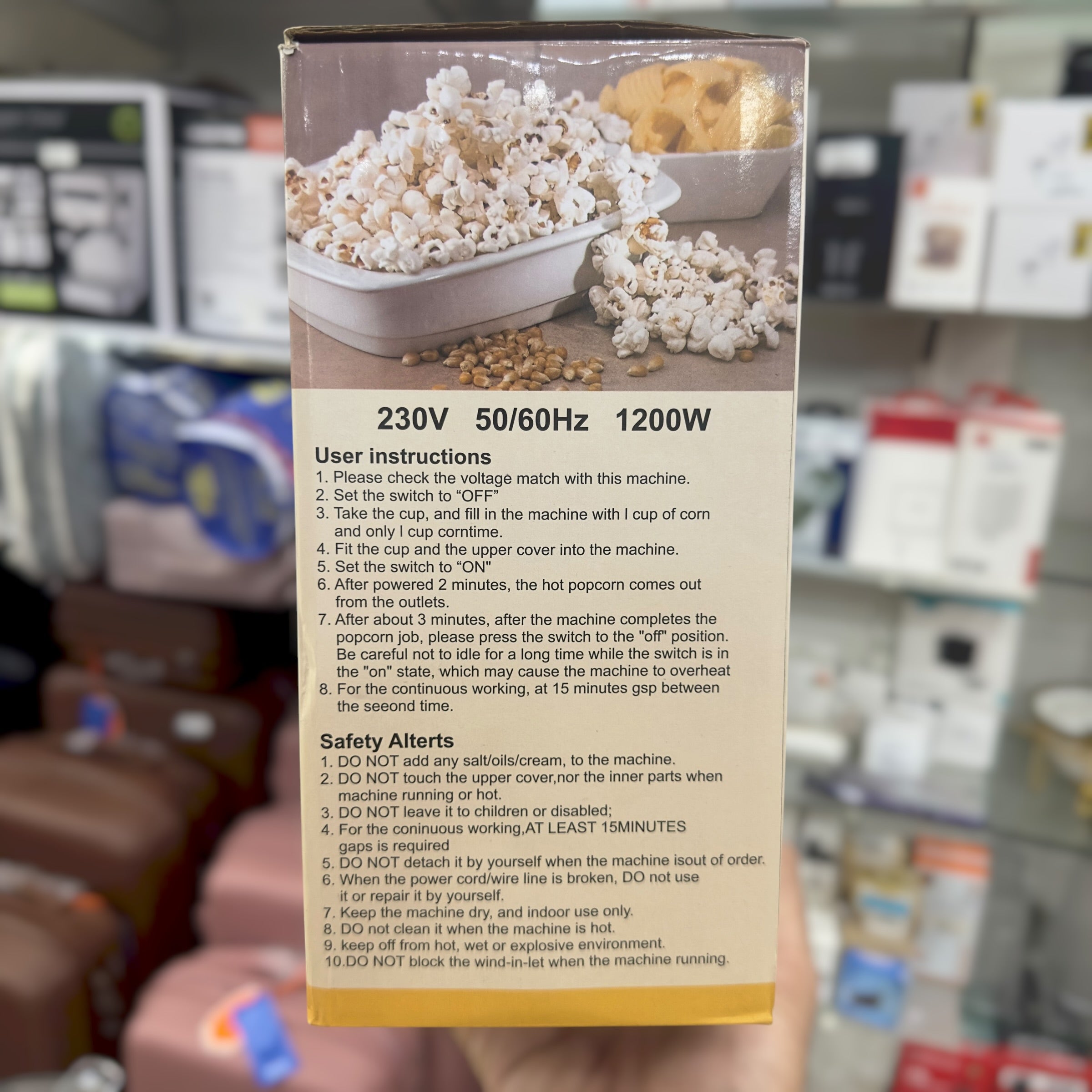 Hot Air Popcorn Maker LY-BH01