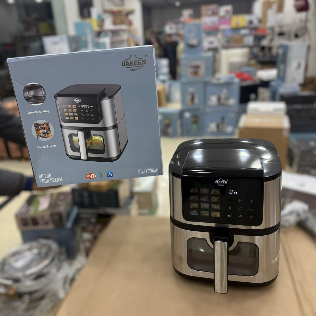 Uakeen Wifi Double Heating Touch Screen Air Fryer 10L ZL-1712