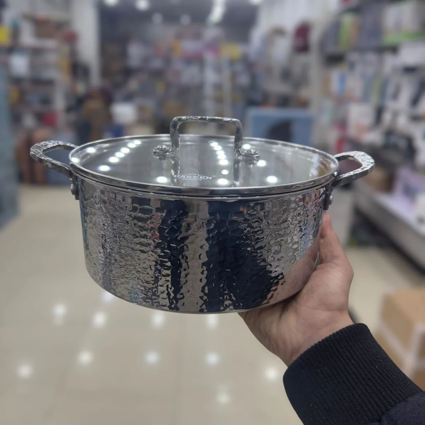 Uakeen 6 Pcs Triply S/S Cookware Set