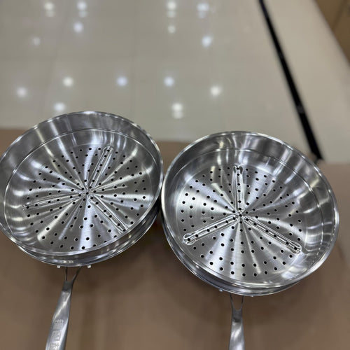 2 in 1 Laser Coated Deep Pan & Steamer