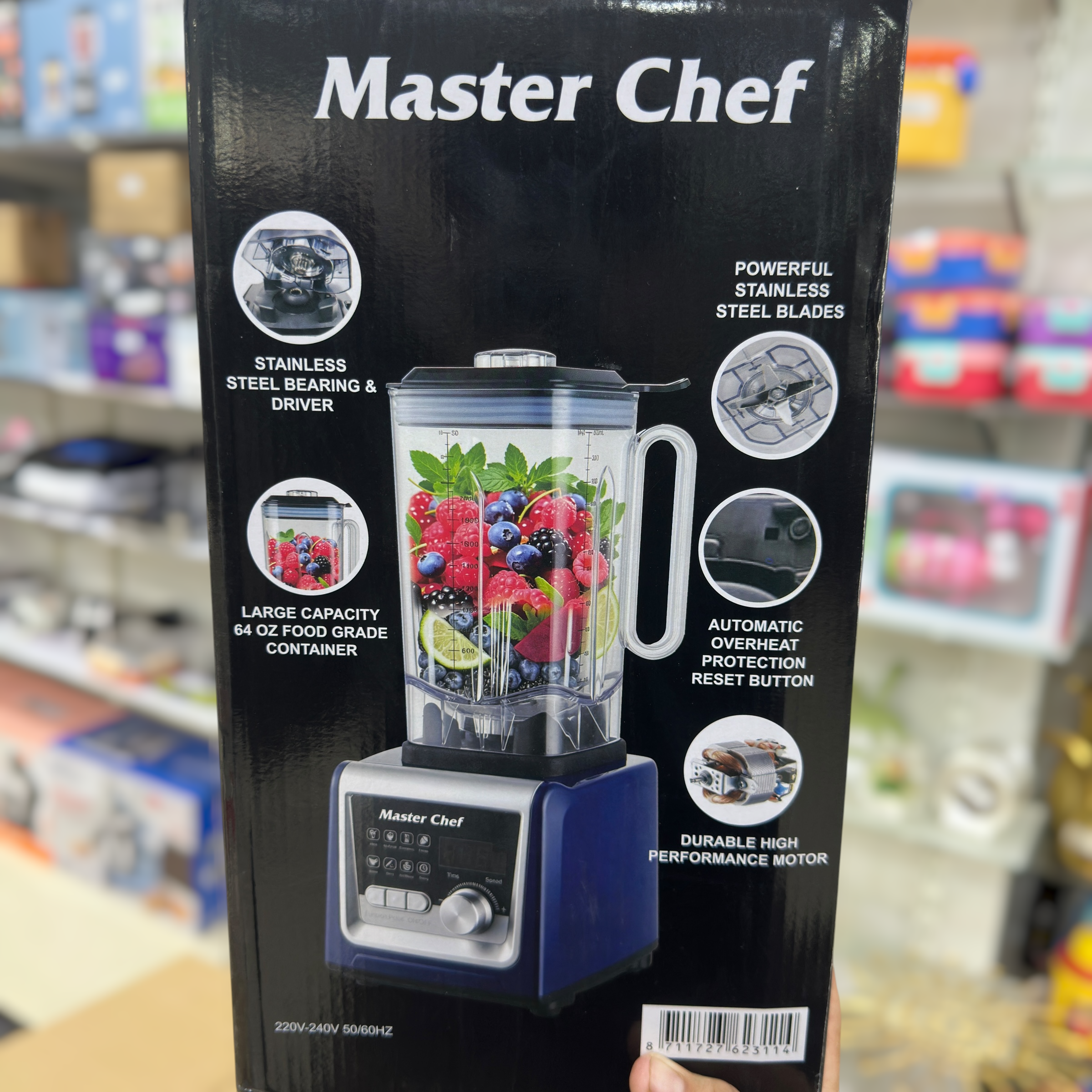 Master Chef Commercial Blender & Grinder BL780