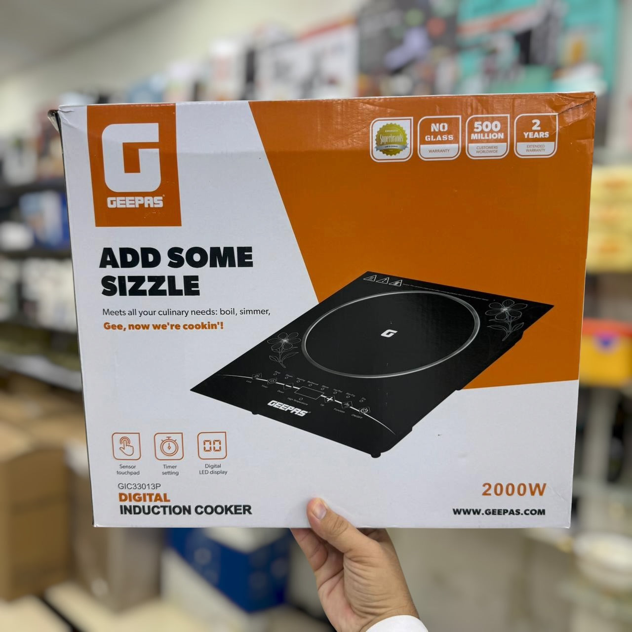 Geepas Induction Cooker Hot Plate 33013