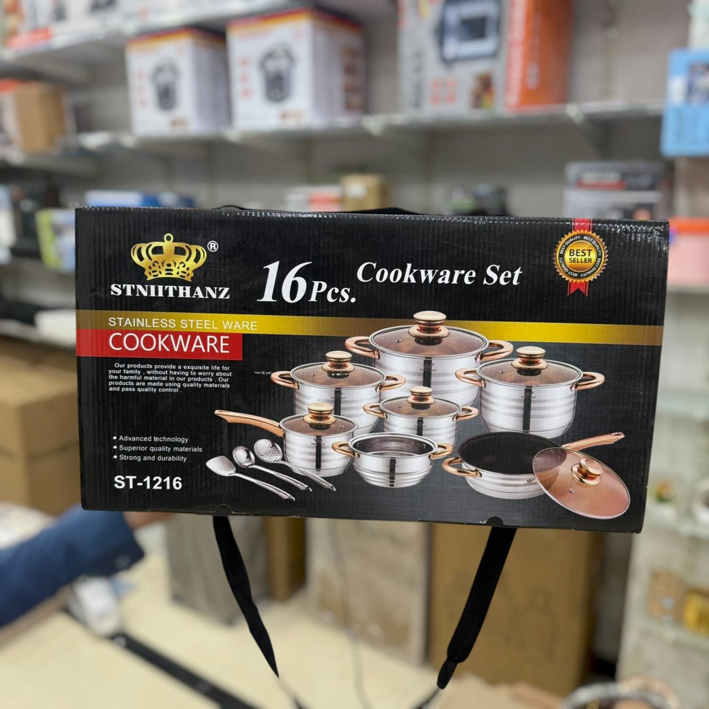 Stniithan Germany 16pcs Cookware Set ST-1216