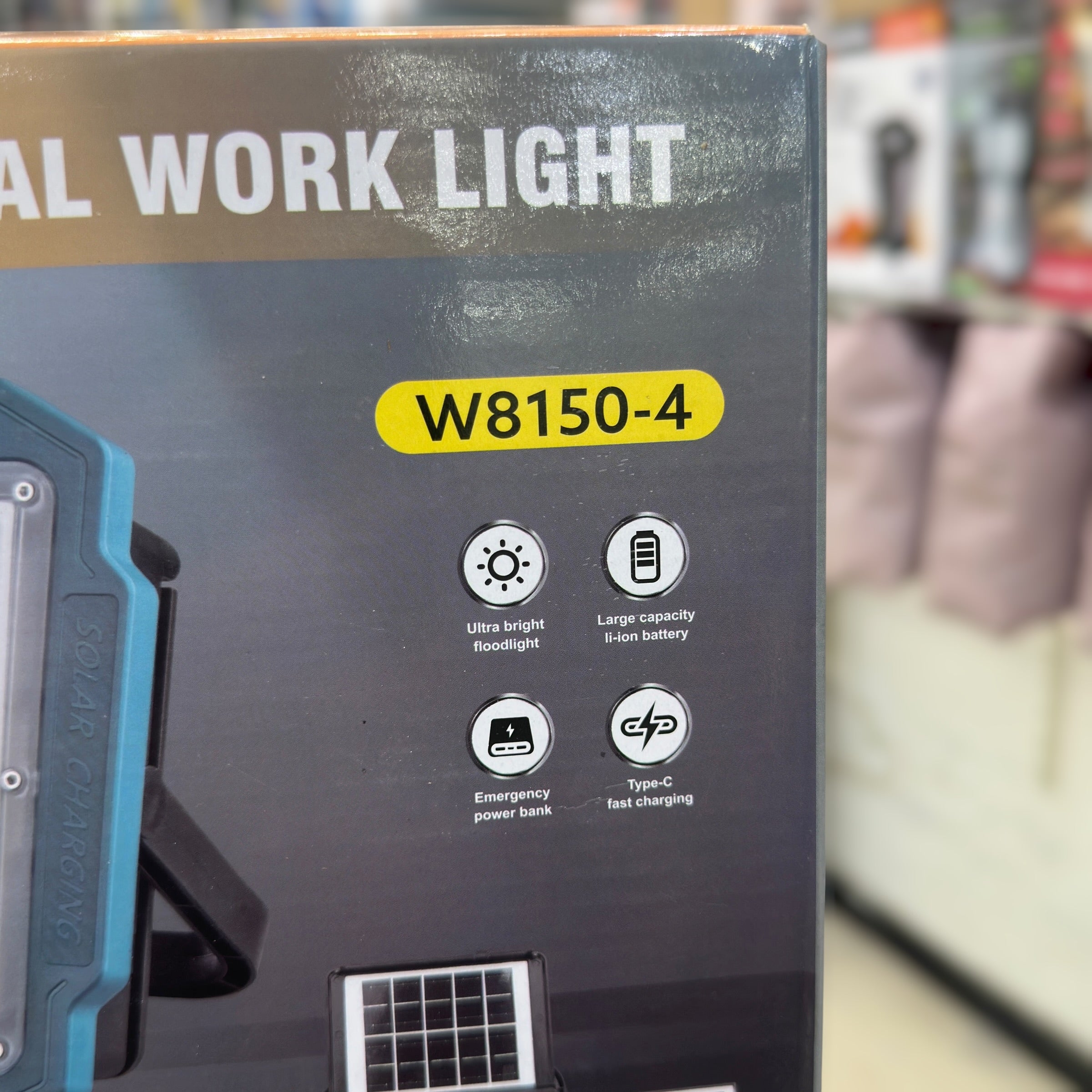 Multifunctional Solar Work Light W8150-4