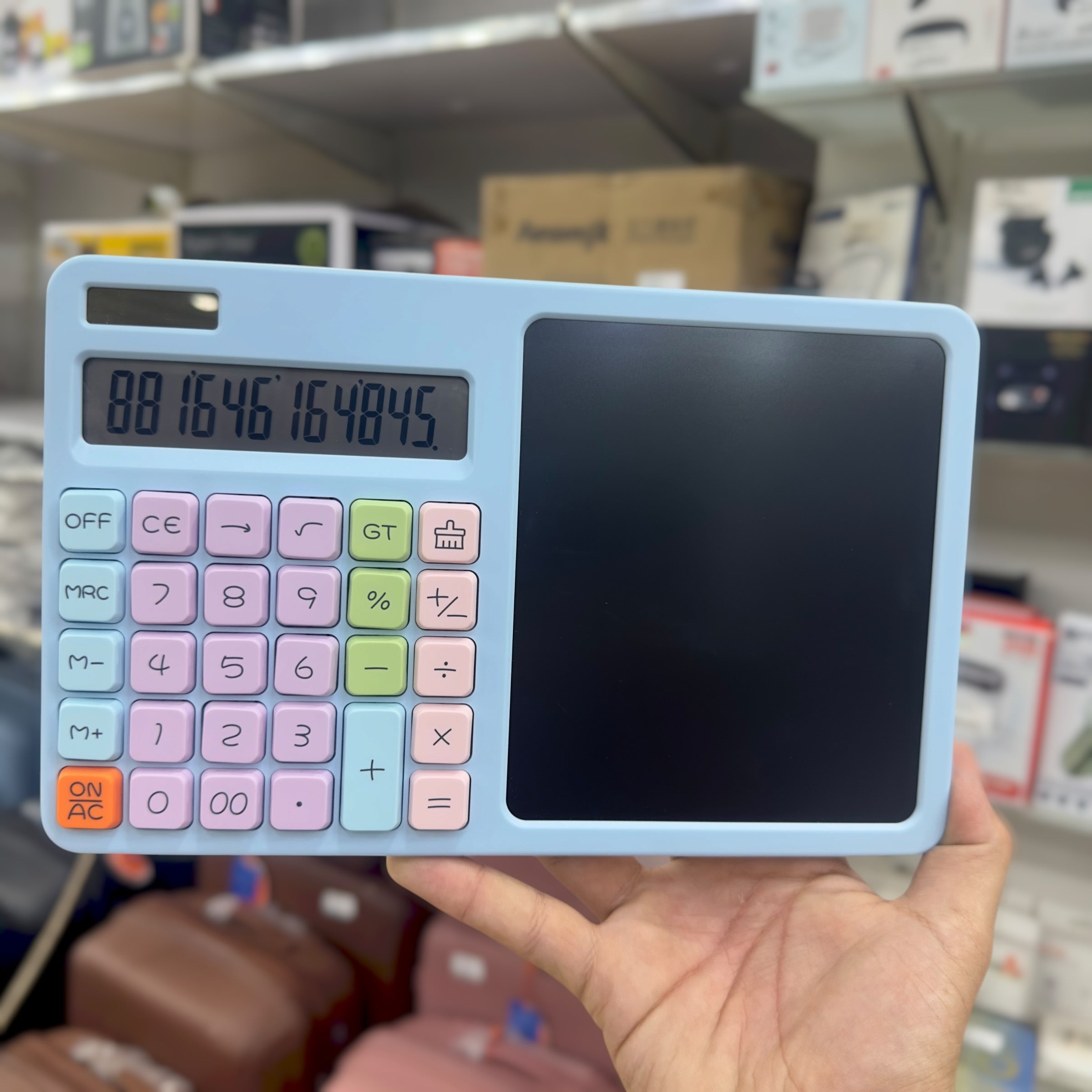 2 in 1 Calculator with LCD Screen Writing Board ZY-2208