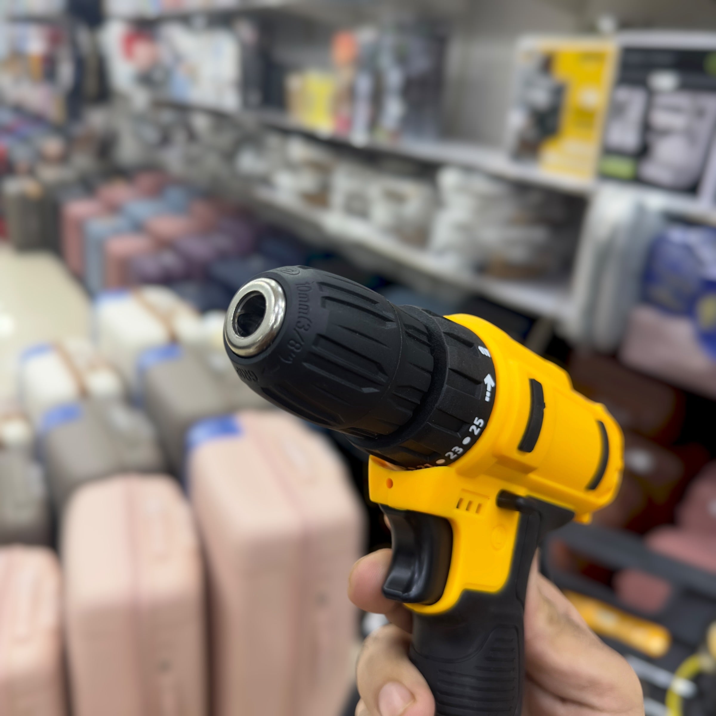 34Pcs Rechargeable Drill Machine with Tool Kit