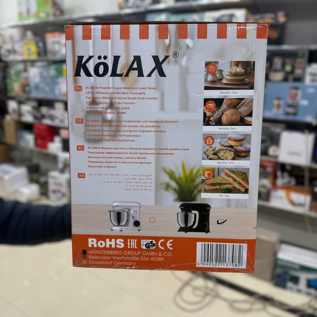 KoLAX 7.8L Professional Stand Mixer 709181