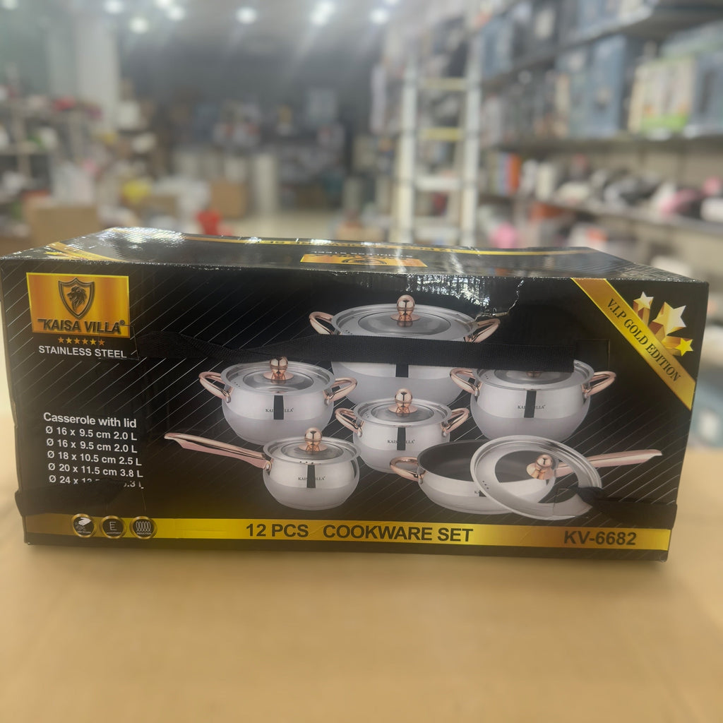 Kaisa Villa 12pcs Cookwaer Set KV-6682