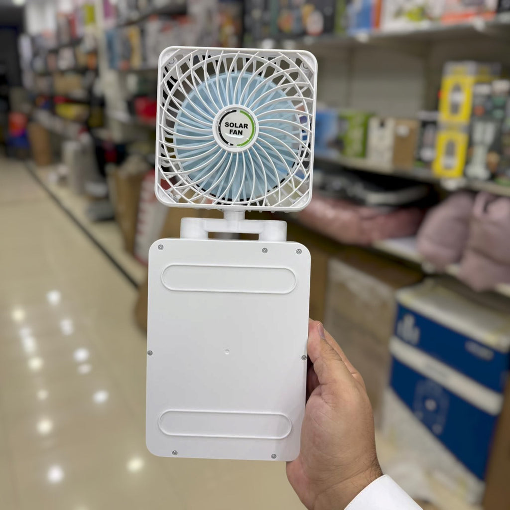 Foldable Solar Rechargeable 
Fan 666