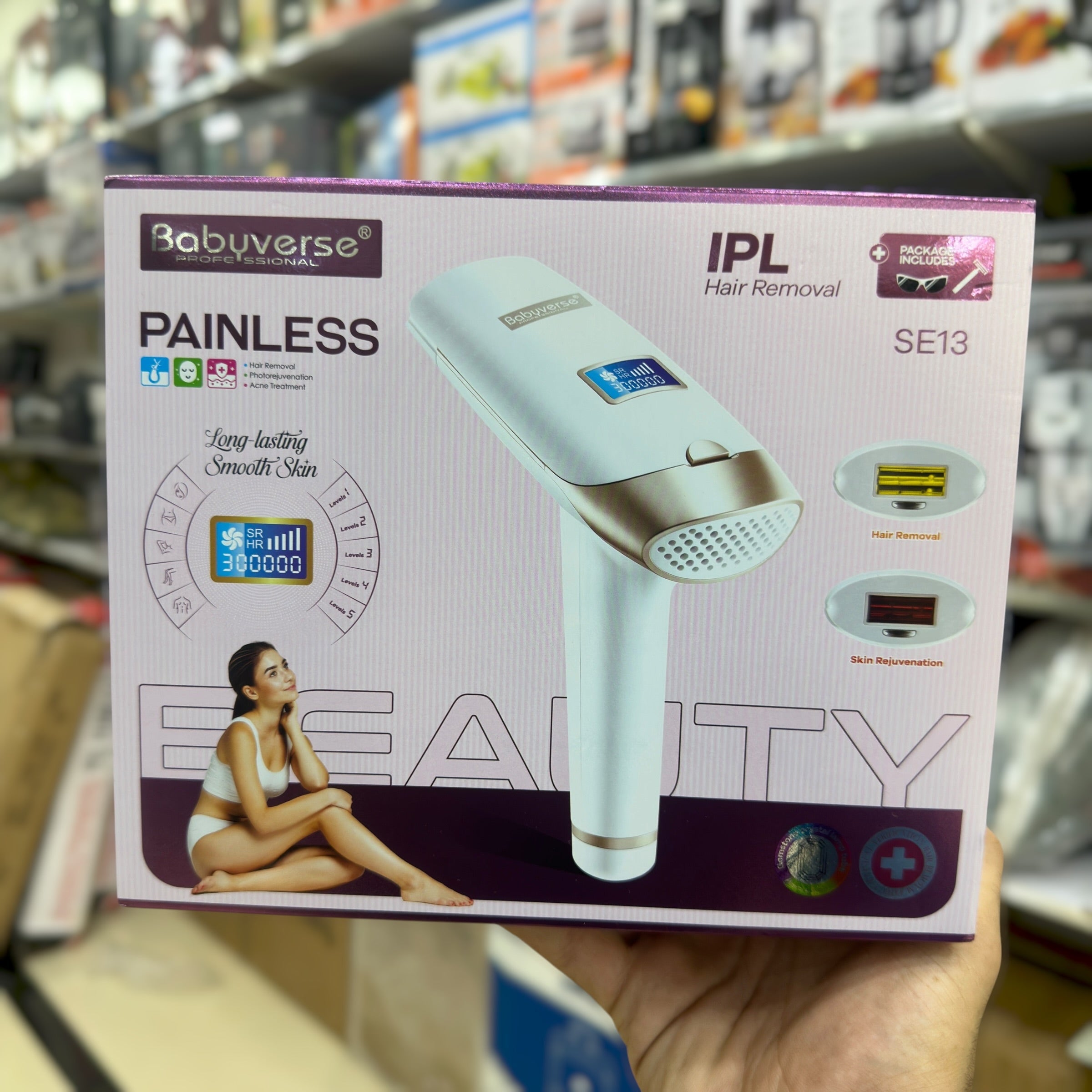 Babyverse IPL Laser Hair Remover SE13