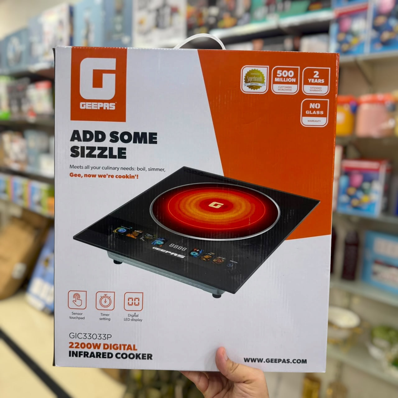 Geepas Digital Infrared Universal Hot Plate GIC33033P