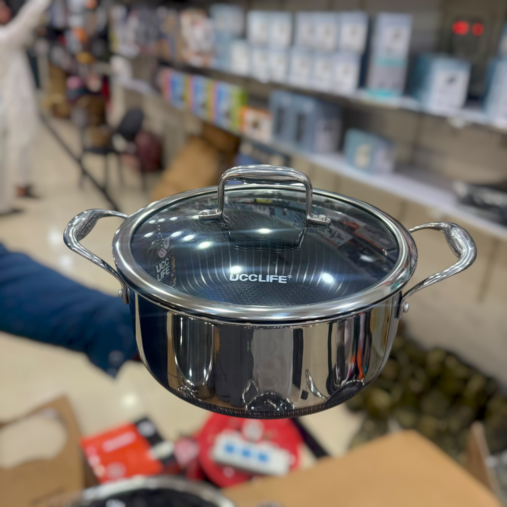 UCC LIFE Triply 11pc Laser Coated Cookware