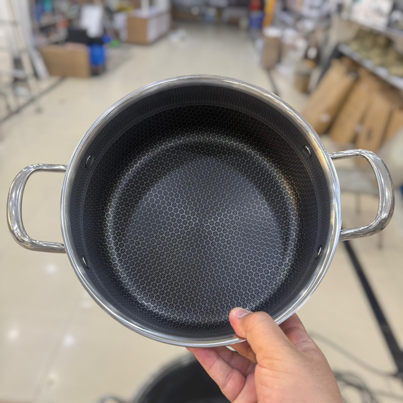6pcs Deep Laser Coated Set Size = 26 to 30cm
